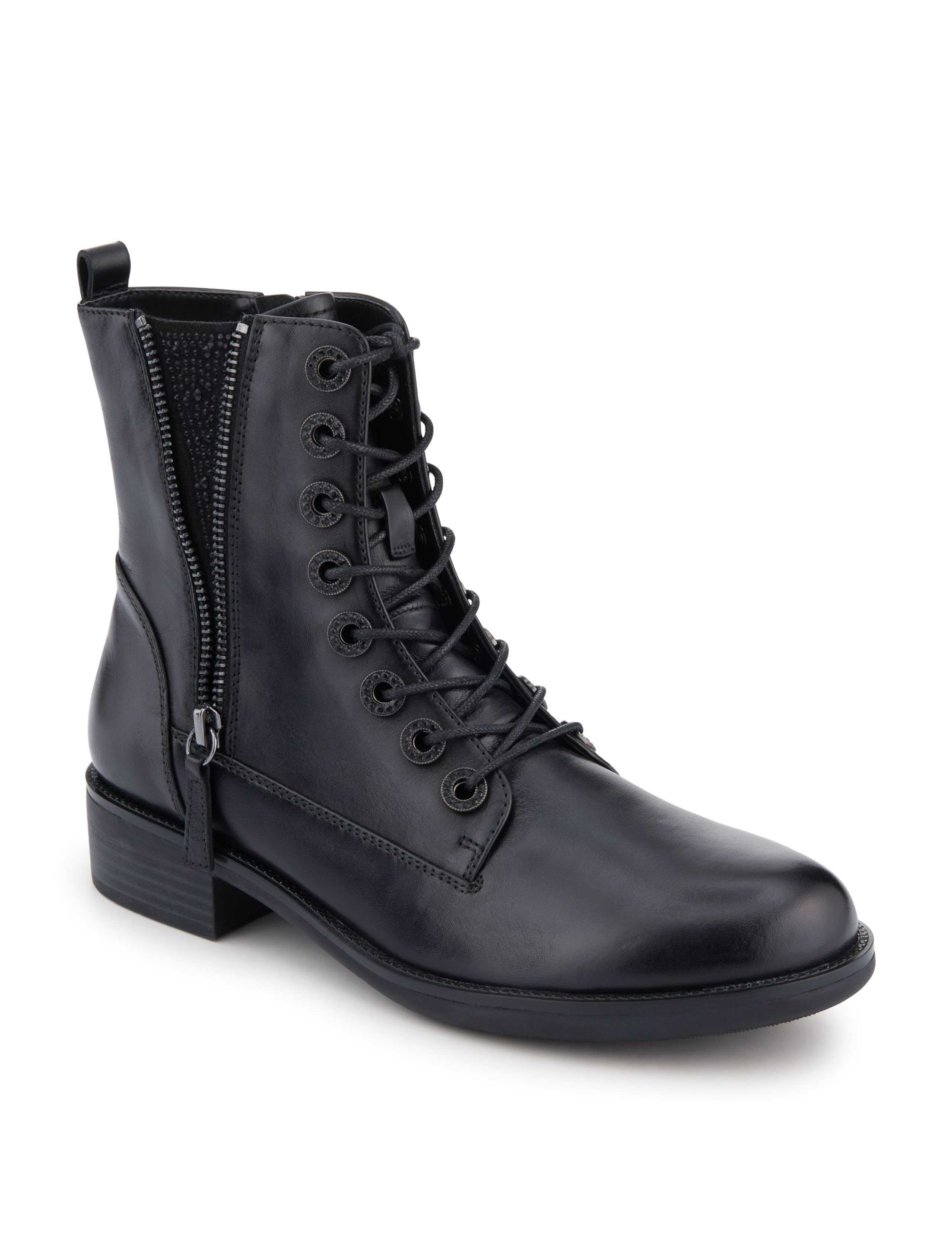 Leather Biker Ankle Boots 4 of 6