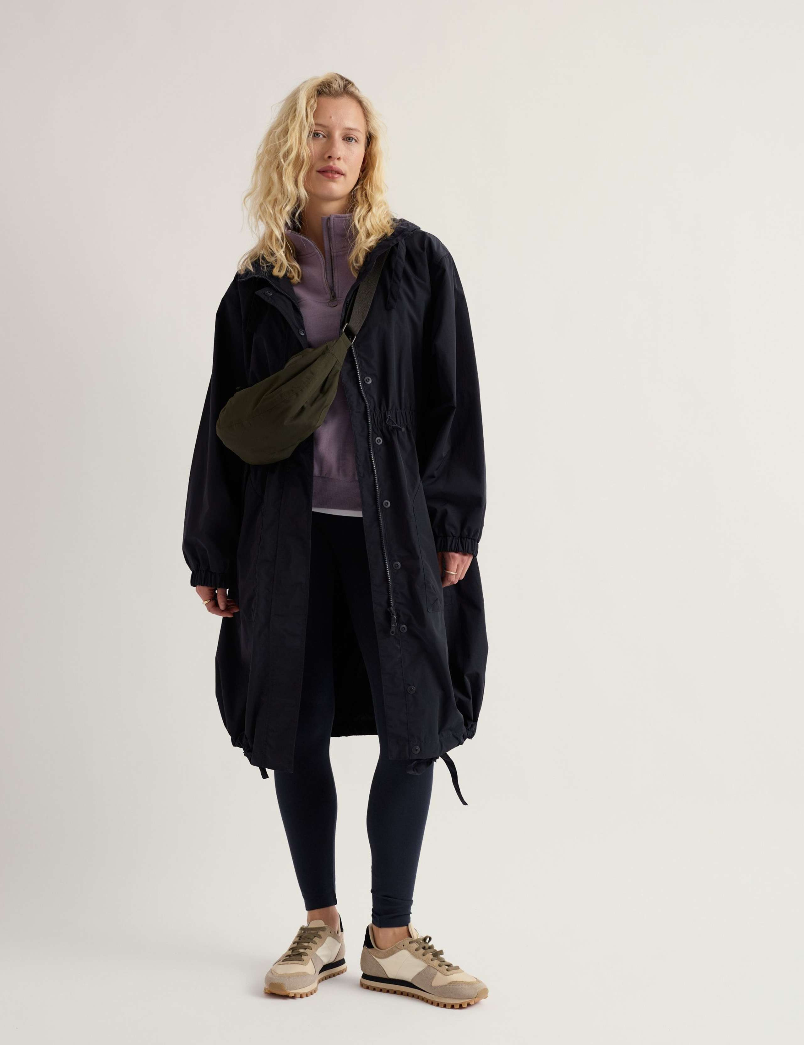 Hooded Longline Raincoat 1 of 5