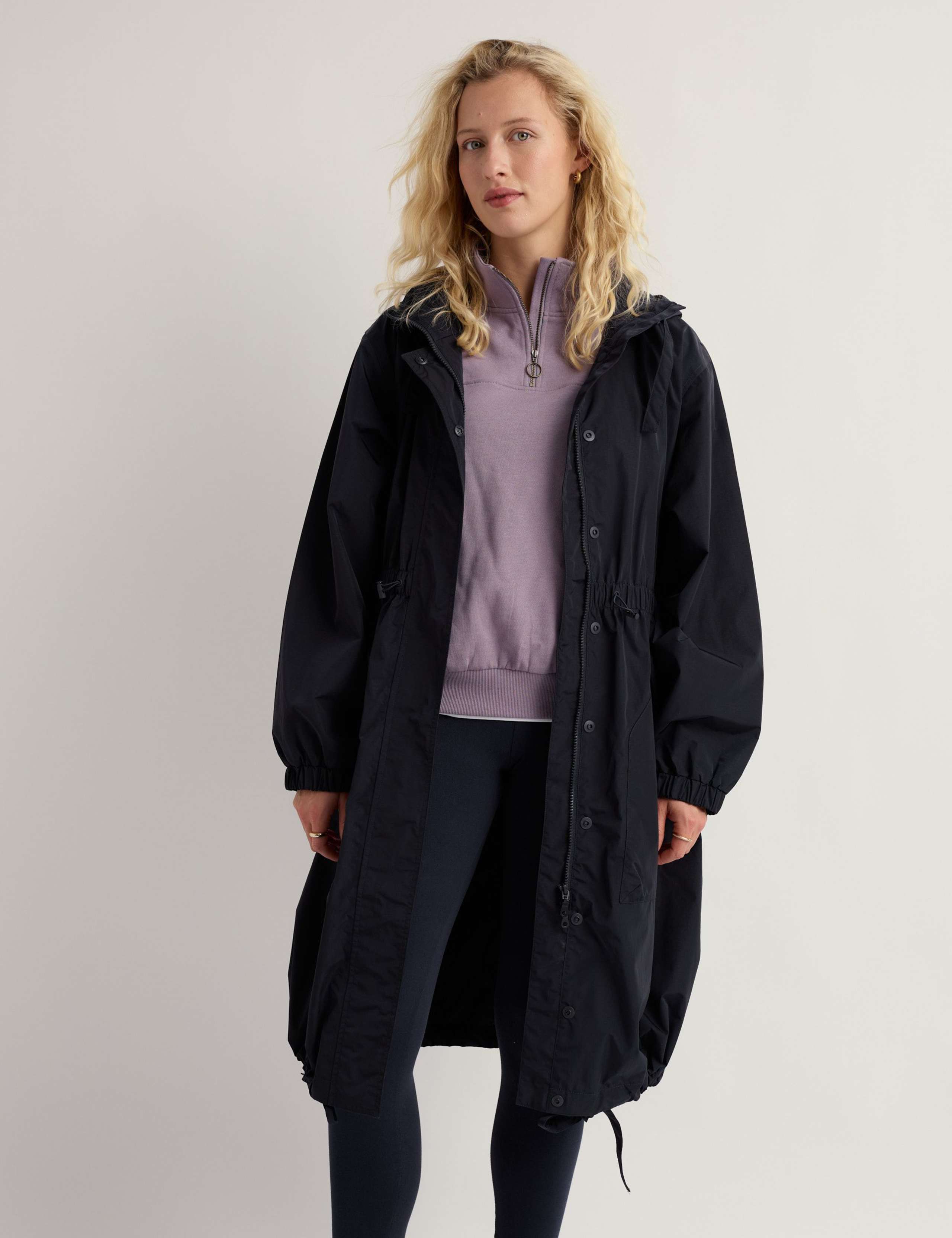 Hooded Longline Raincoat 4 of 5