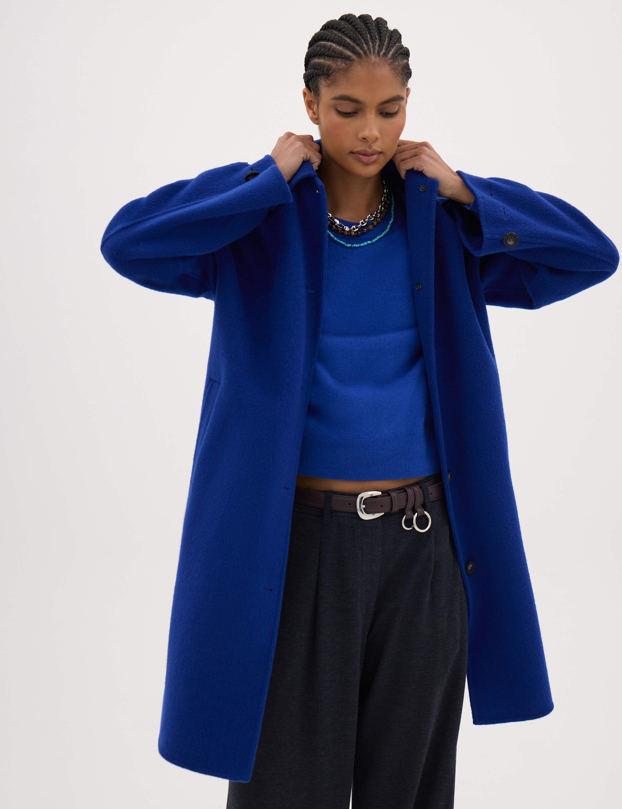 Pure Wool Double Faced Car Coat 5 of 6