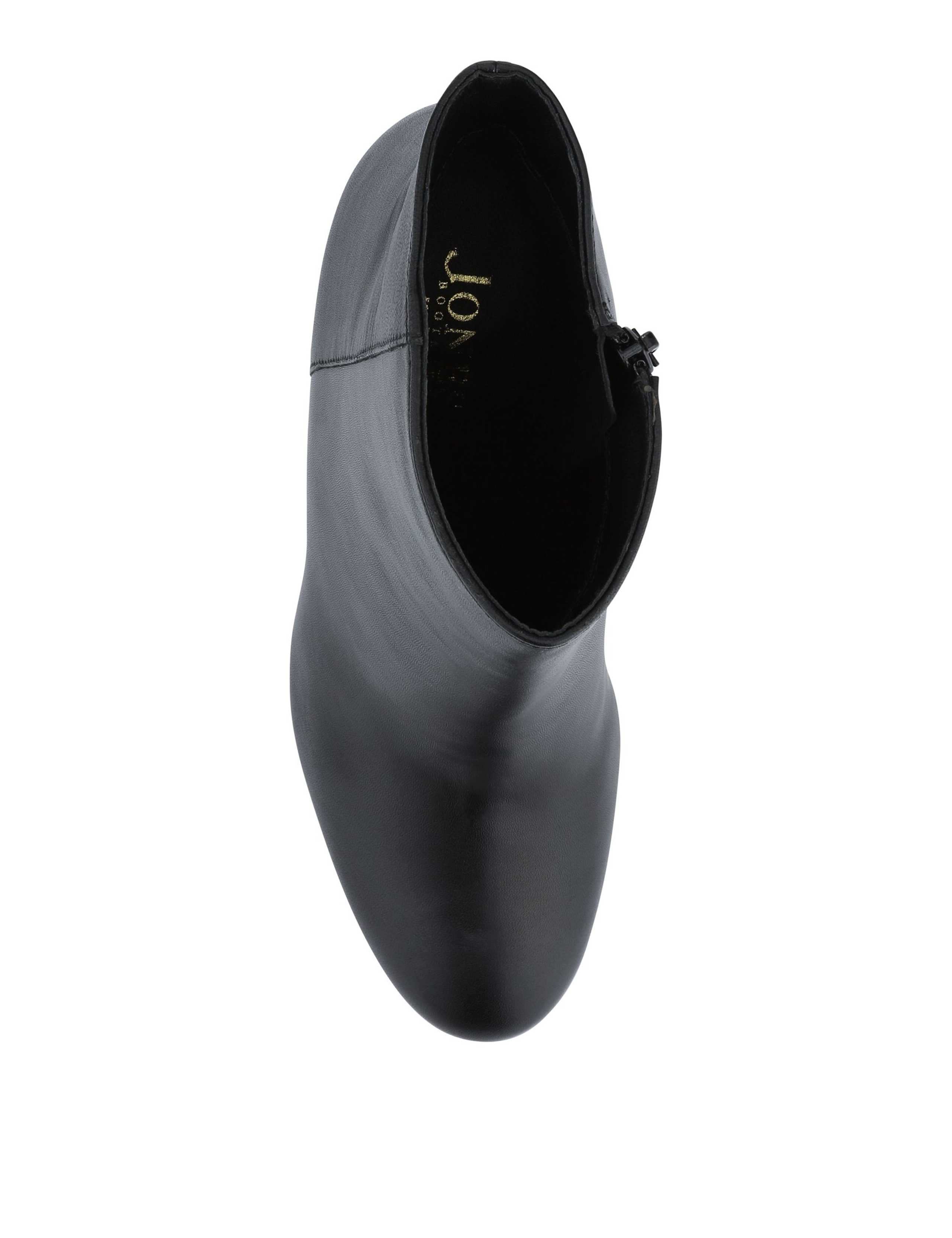 Wide Fit Leather Block Heel Ankle Boots 3 of 7