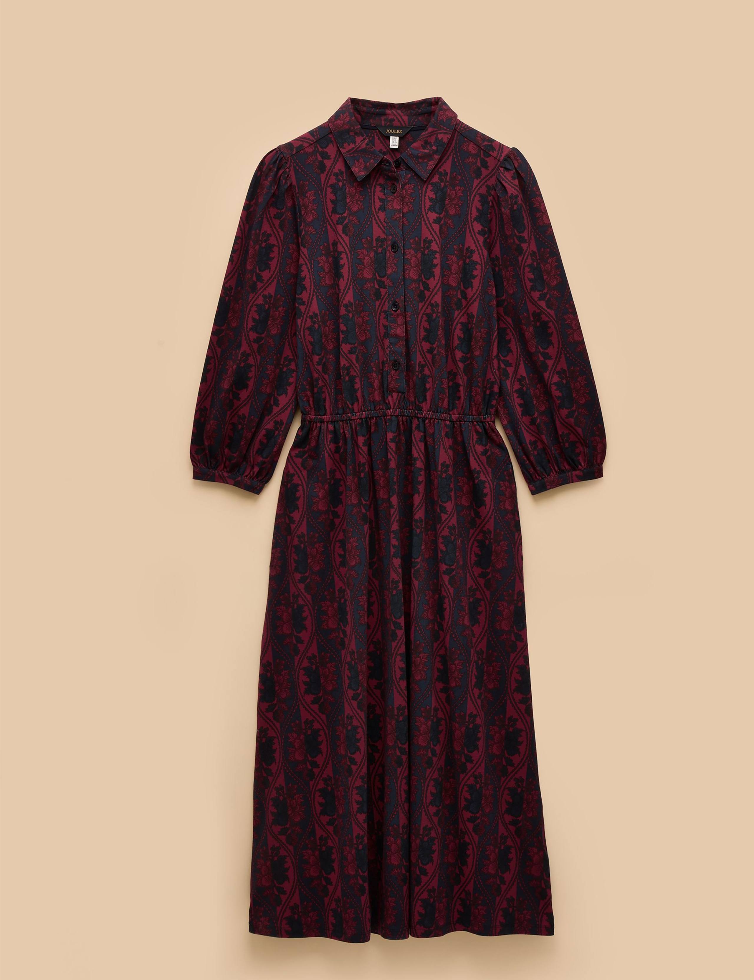 Floral Baroque Midaxi Shirt Dress 2 of 7