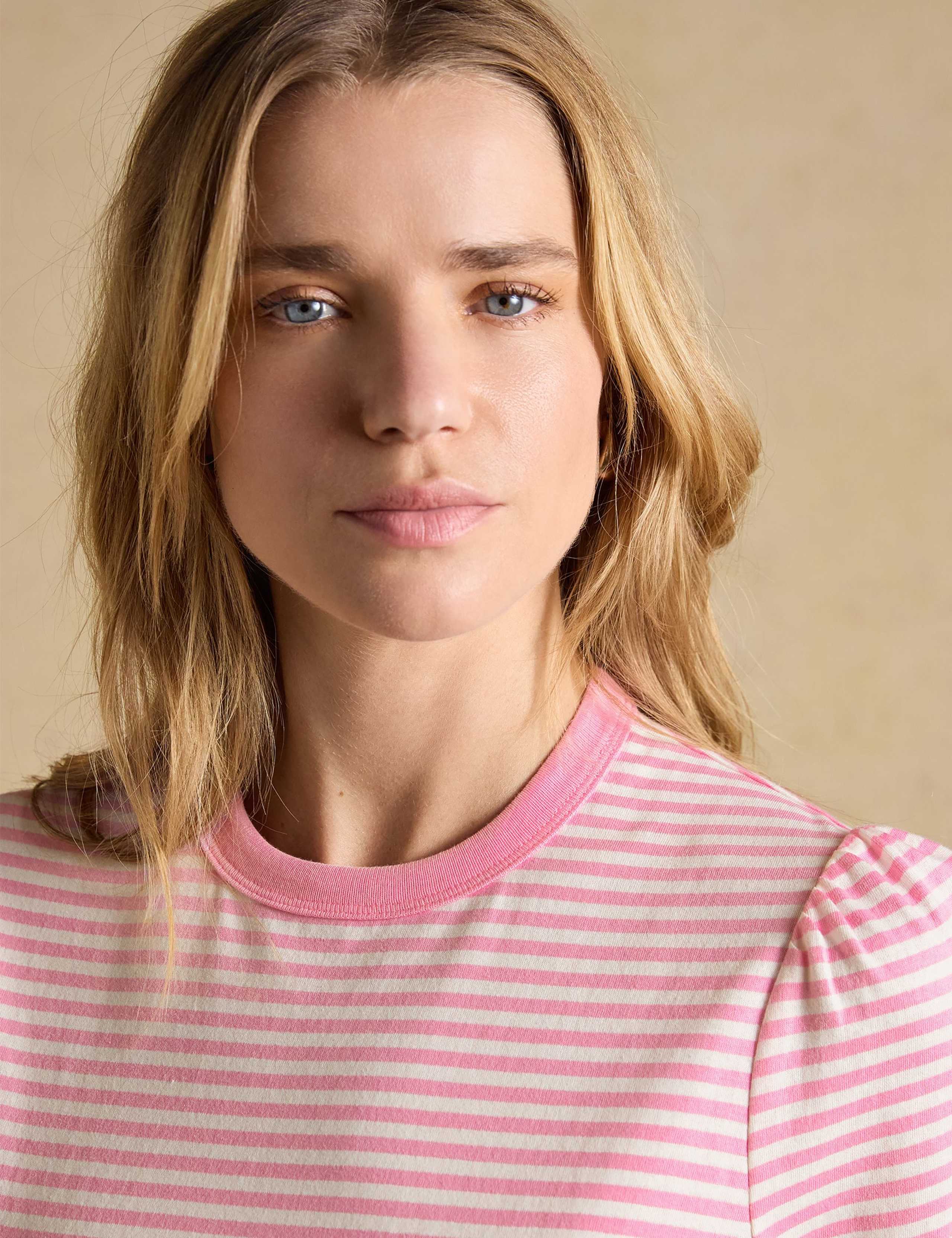 Pure Cotton Jersey Striped Top 6 of 8