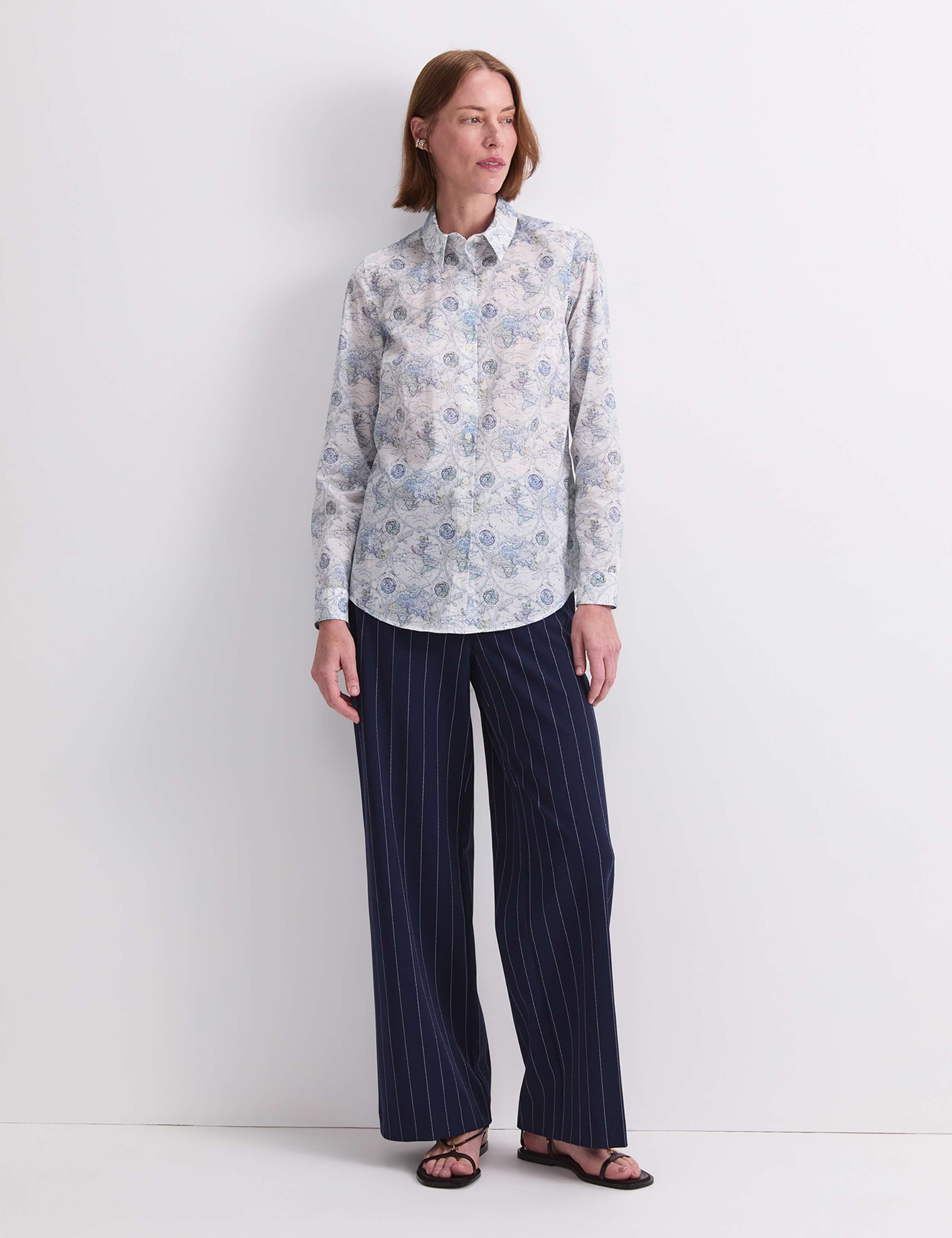 Pure Cotton Printed Collared Shirt 2 of 8