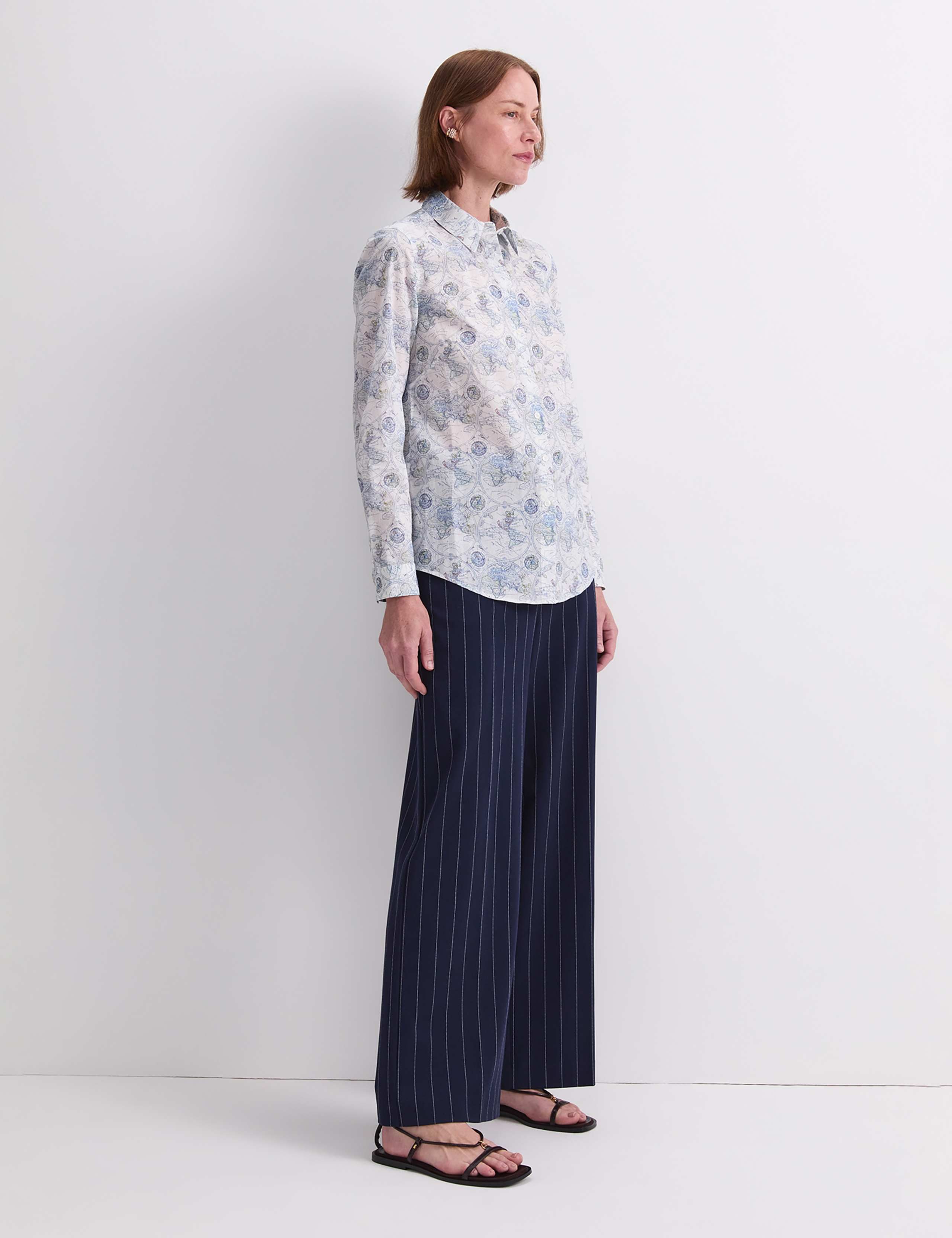 Pure Cotton Printed Collared Shirt 4 of 8