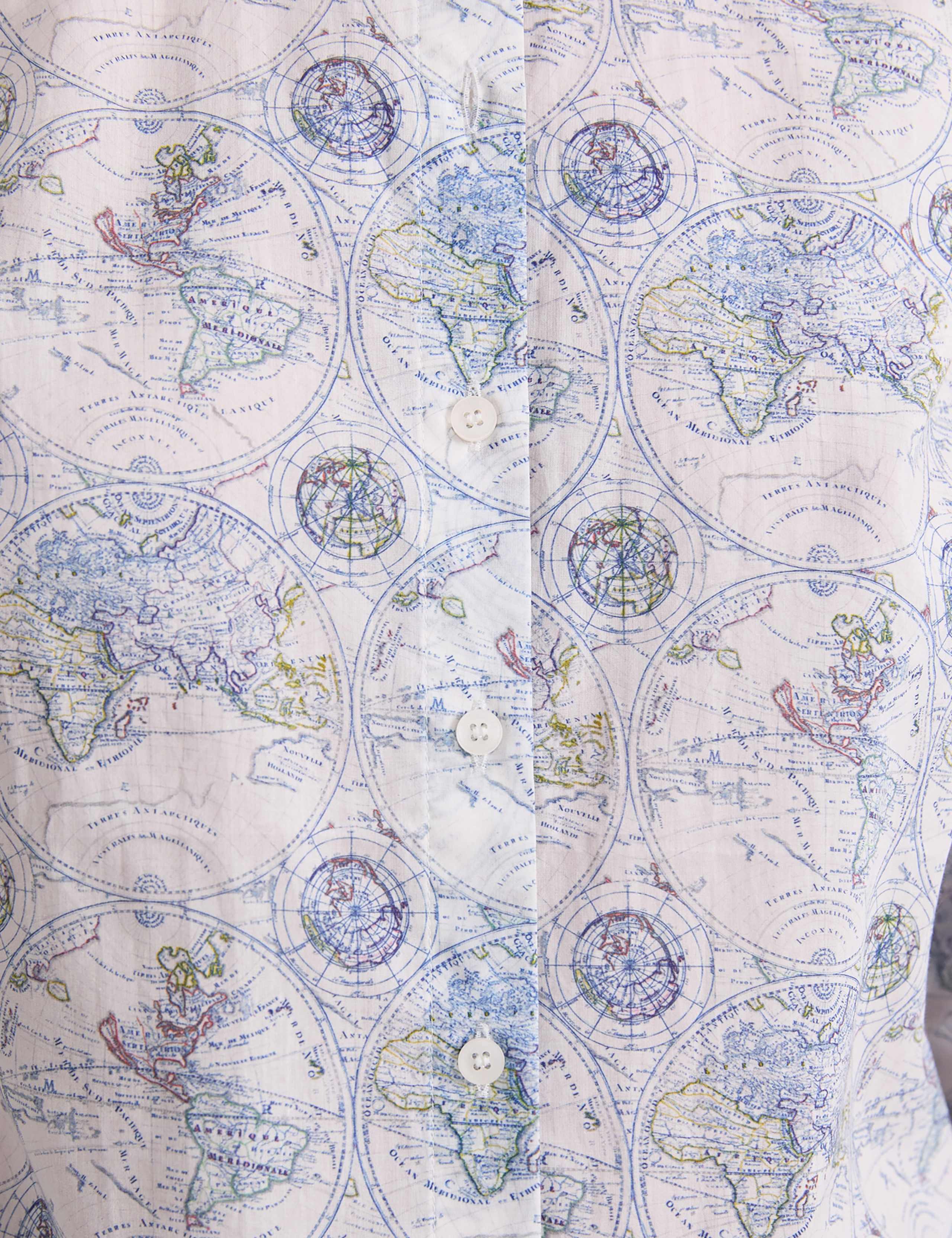 Pure Cotton Printed Collared Shirt 8 of 8