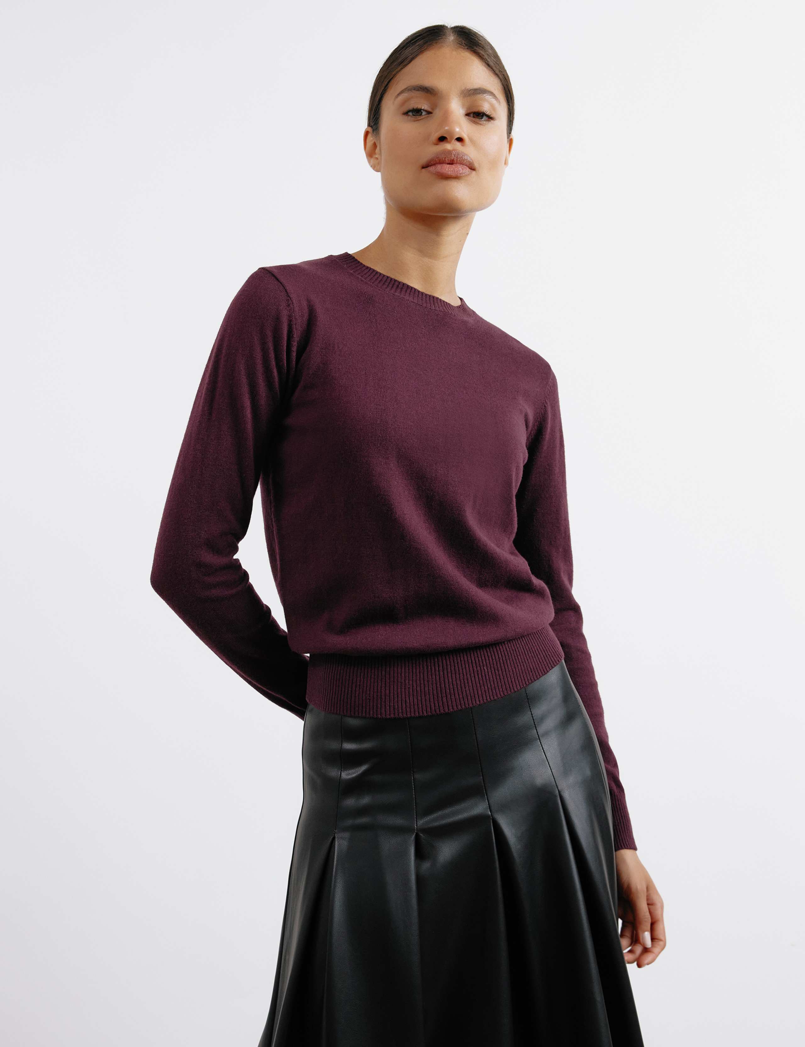 Crew Neck Jumper with Wool 1 of 5
