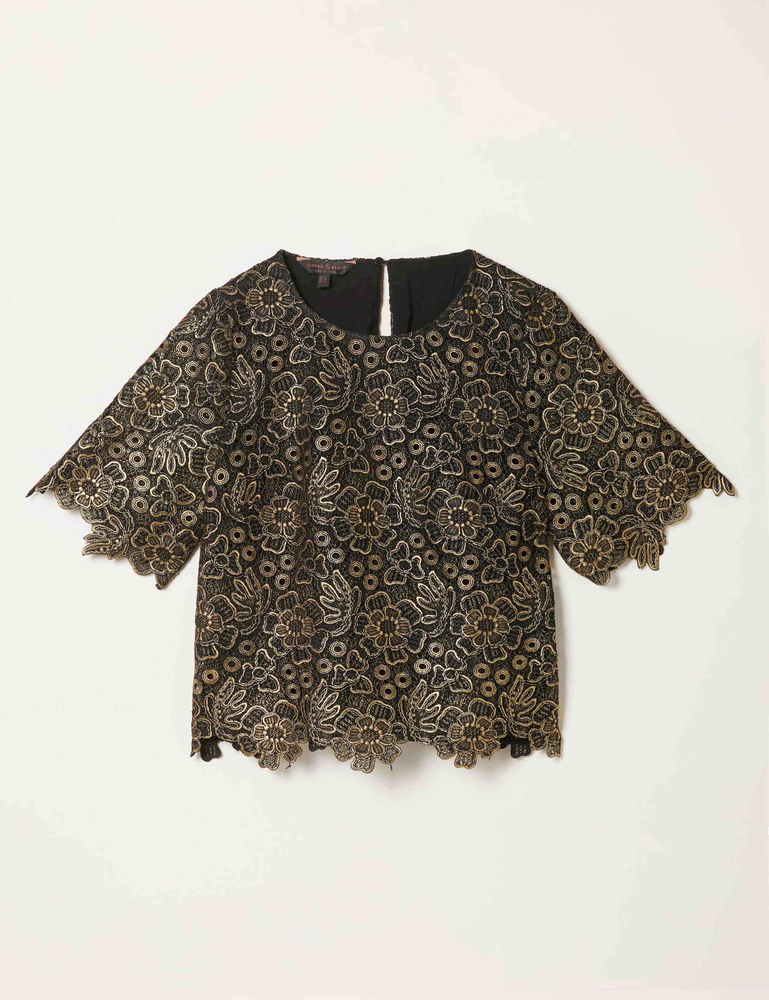 Lace Round Neck Top 2 of 4