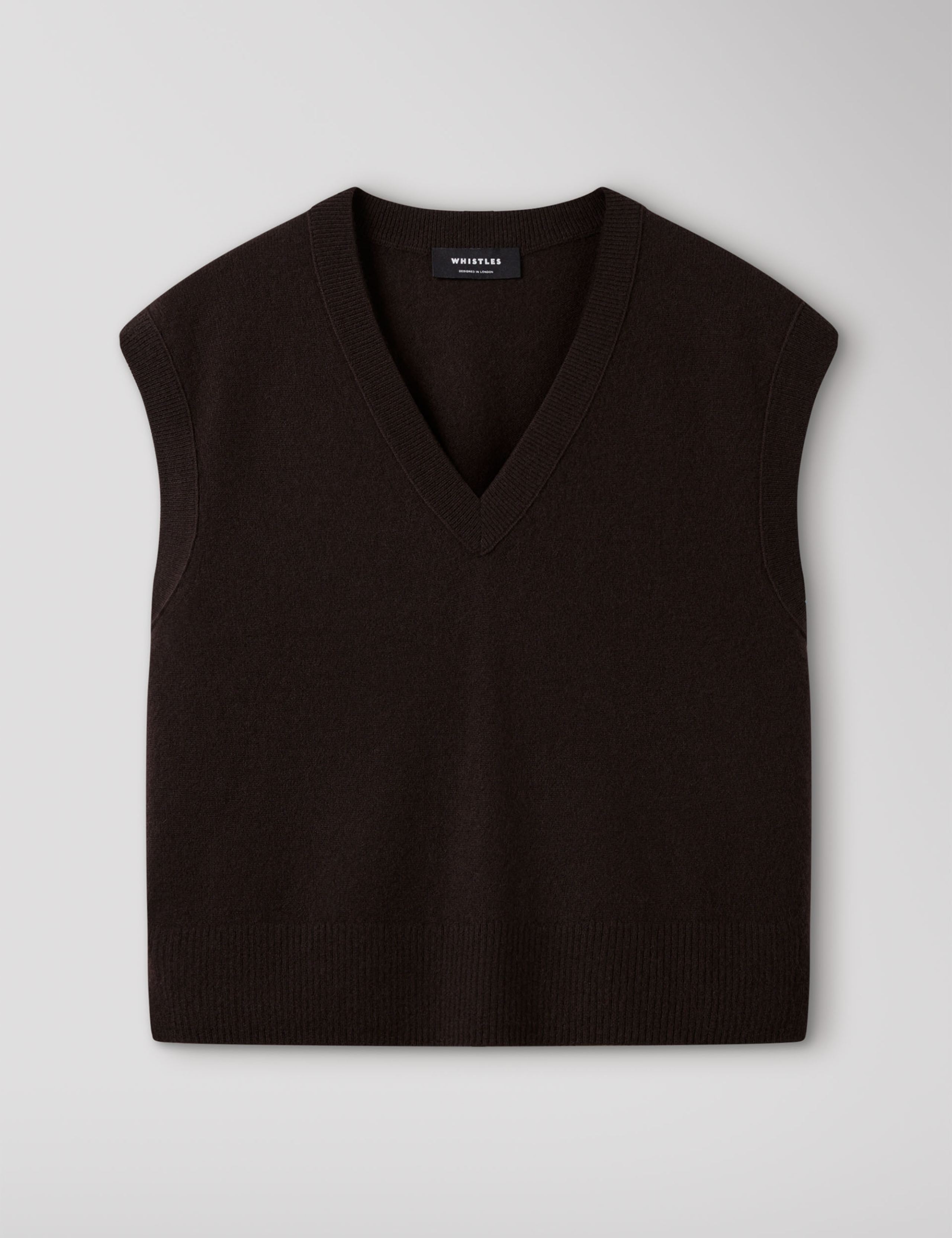 Pure Cashmere Knitted Vest 2 of 6