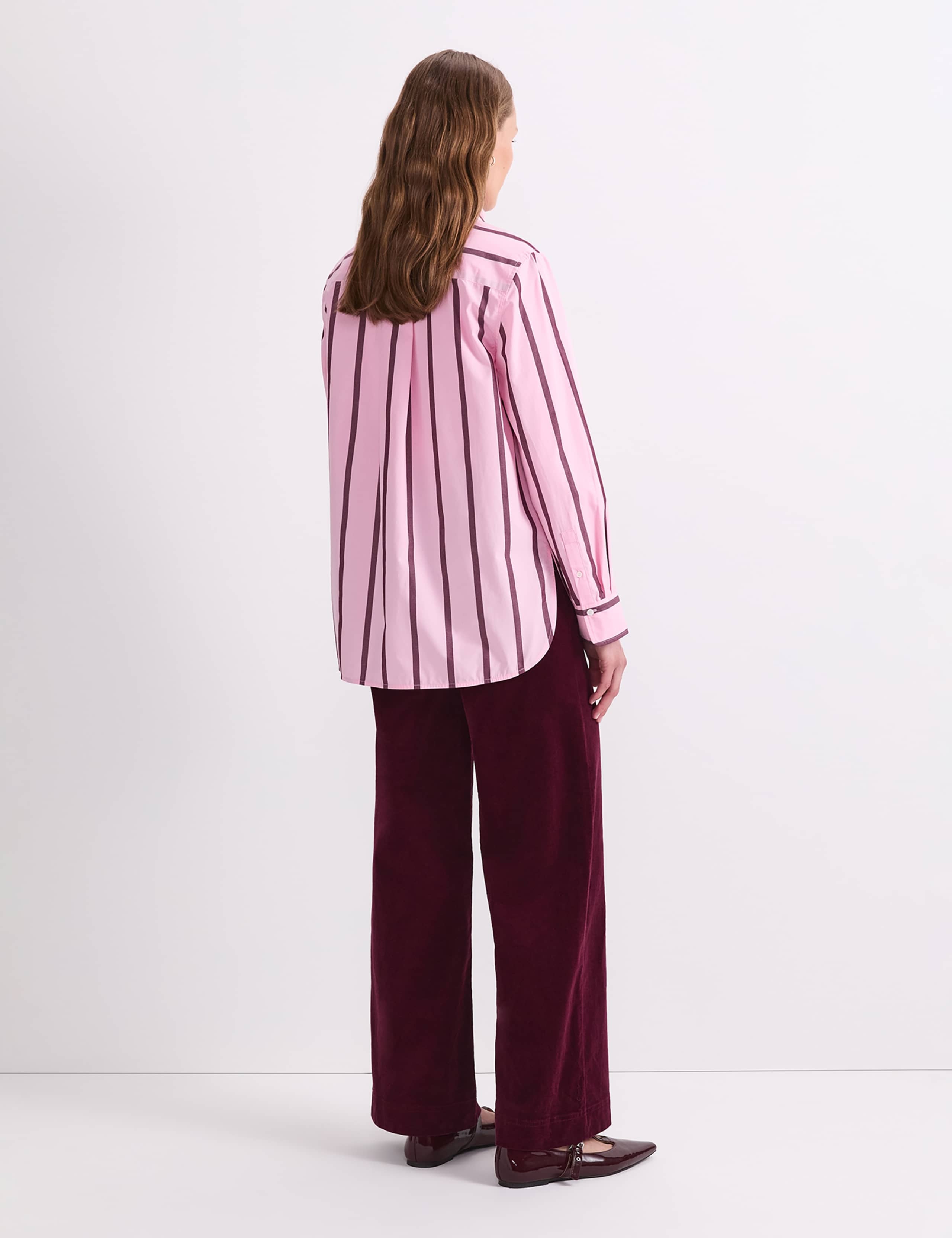 Pure Cotton Striped Collared Shirt 4 of 6