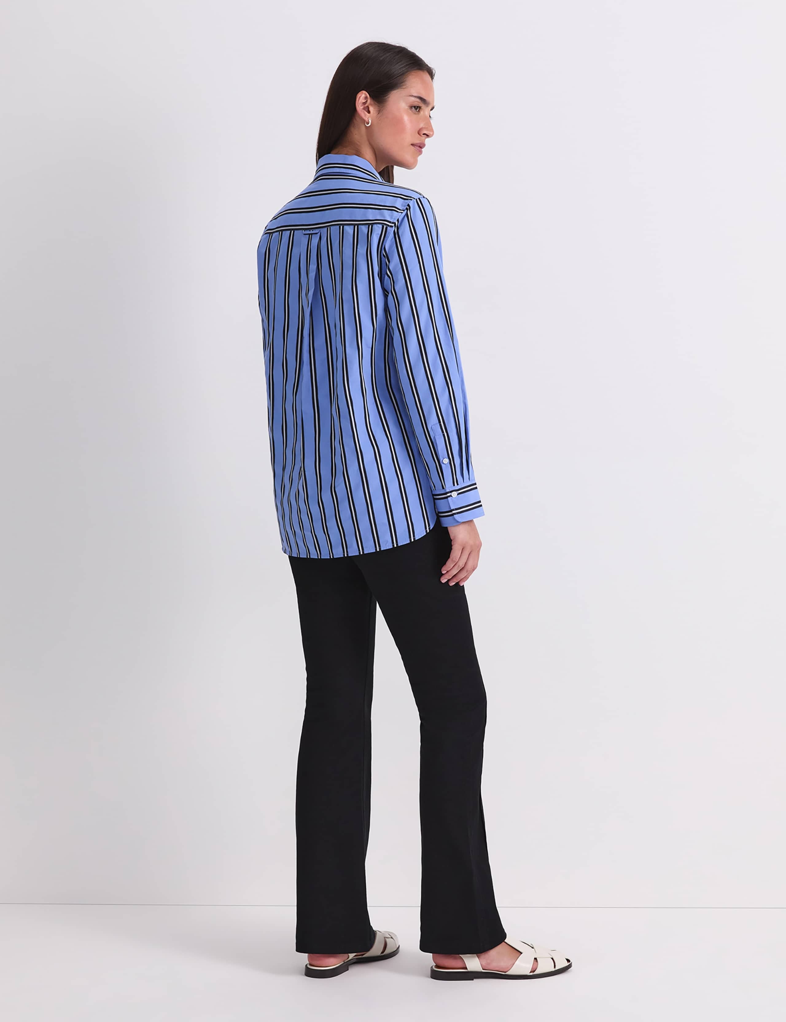 Pure Cotton Striped Collared Shirt 3 of 8
