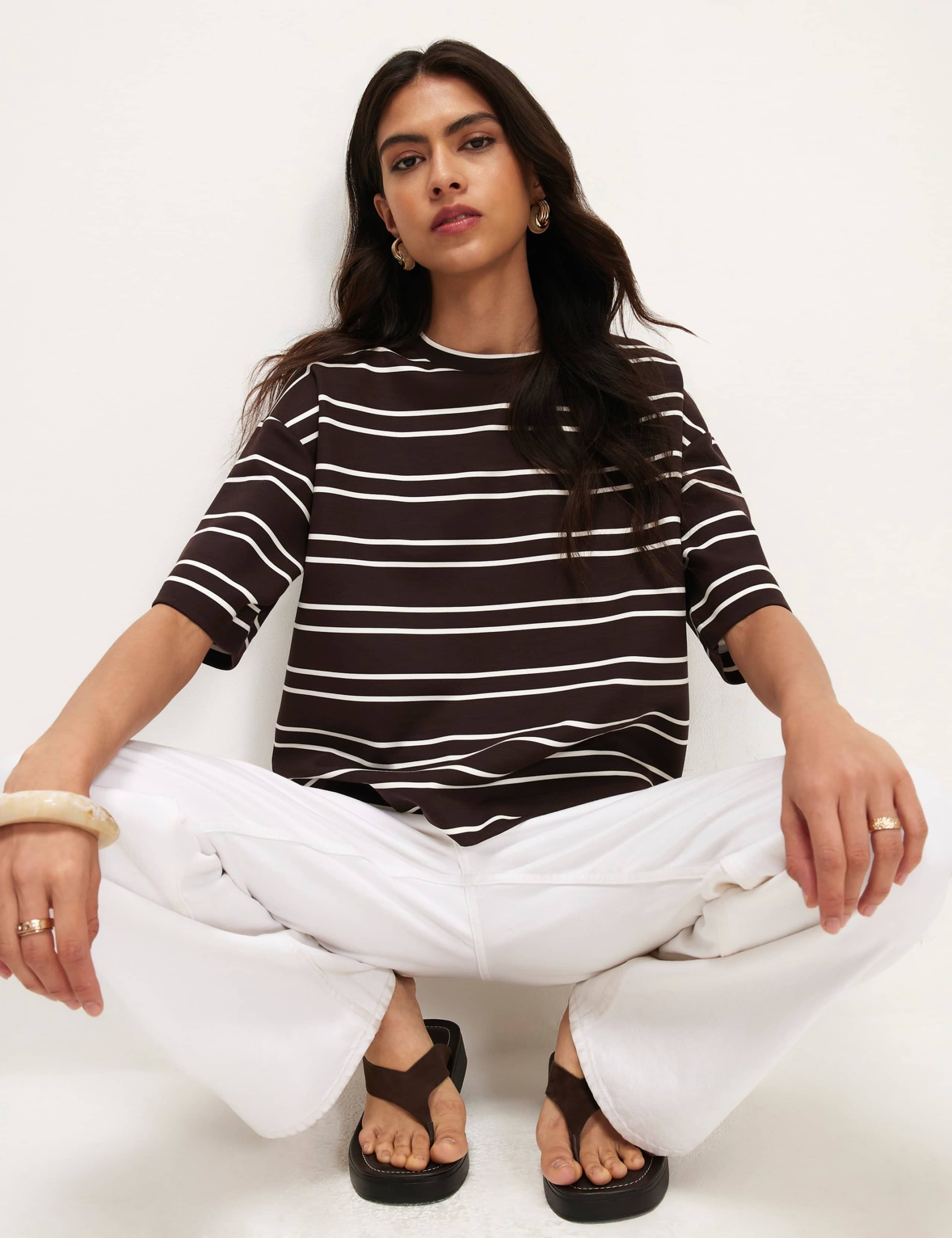 Striped Oversized T-Shirt 1 of 6