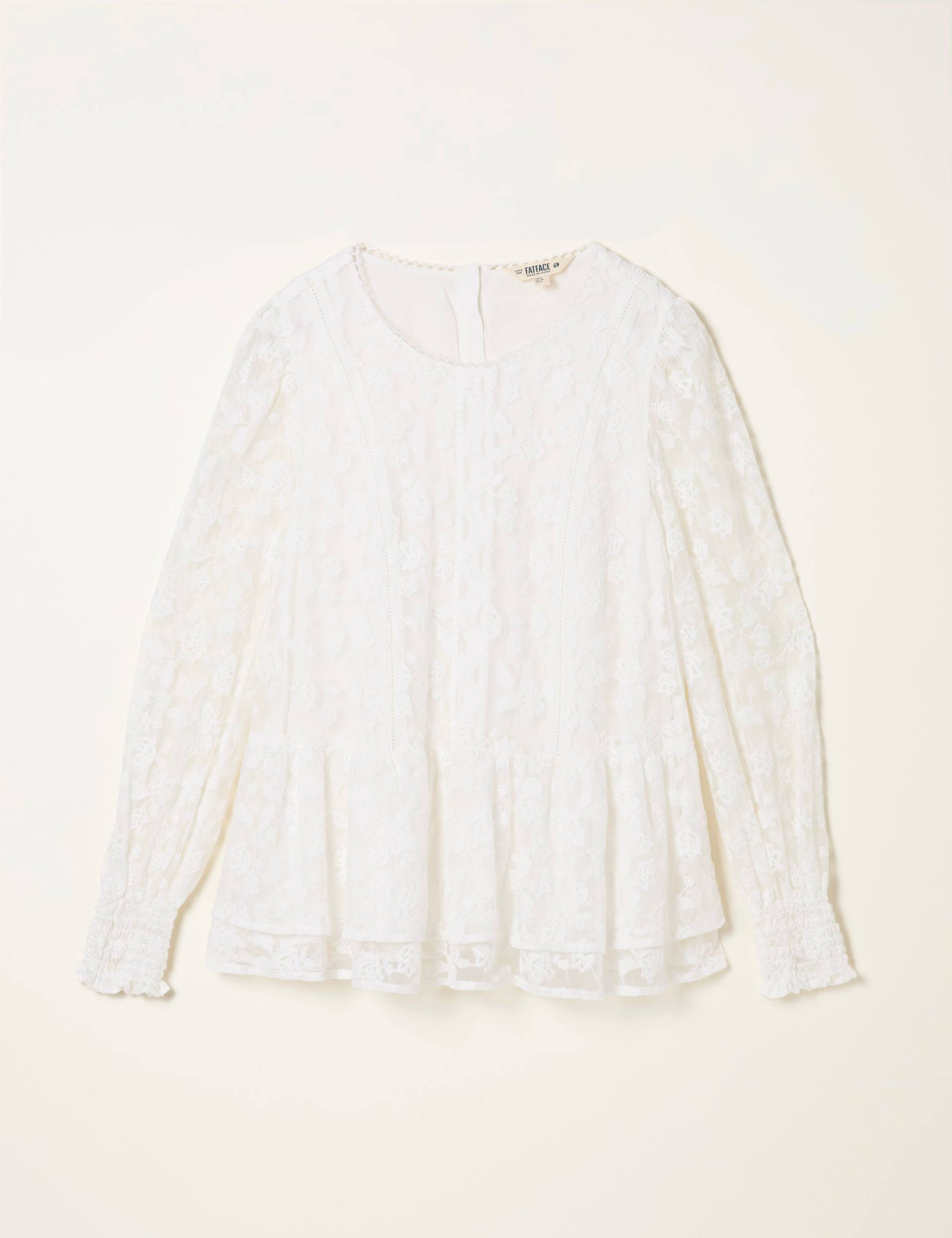 Lace Round Neck Blouse 2 of 5