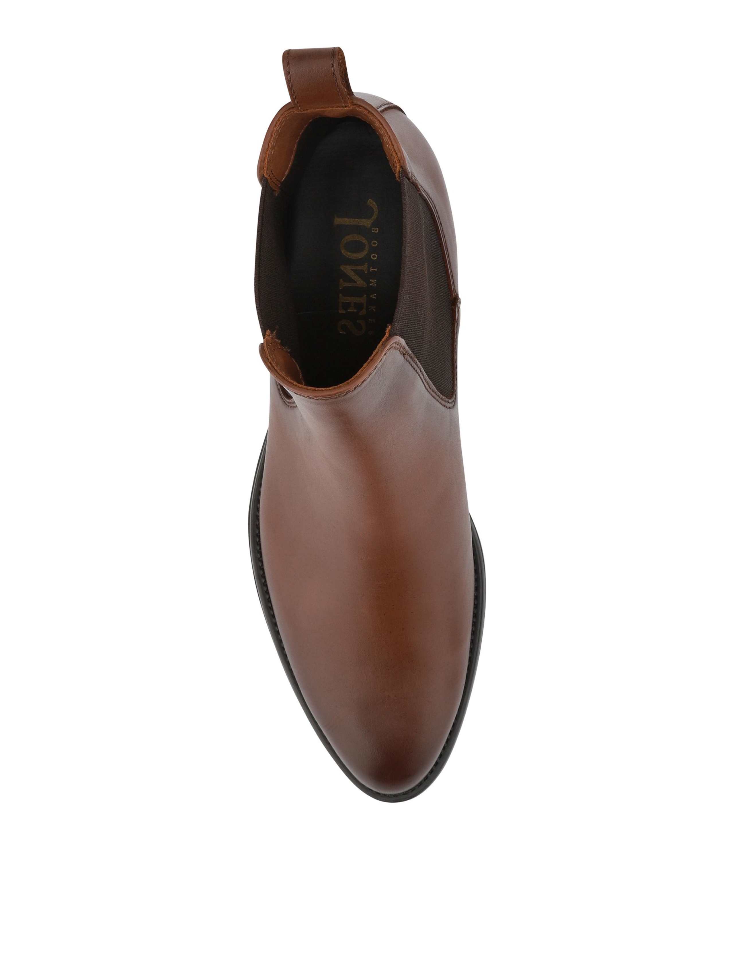Leather Block Heel Chelsea Boots 3 of 5