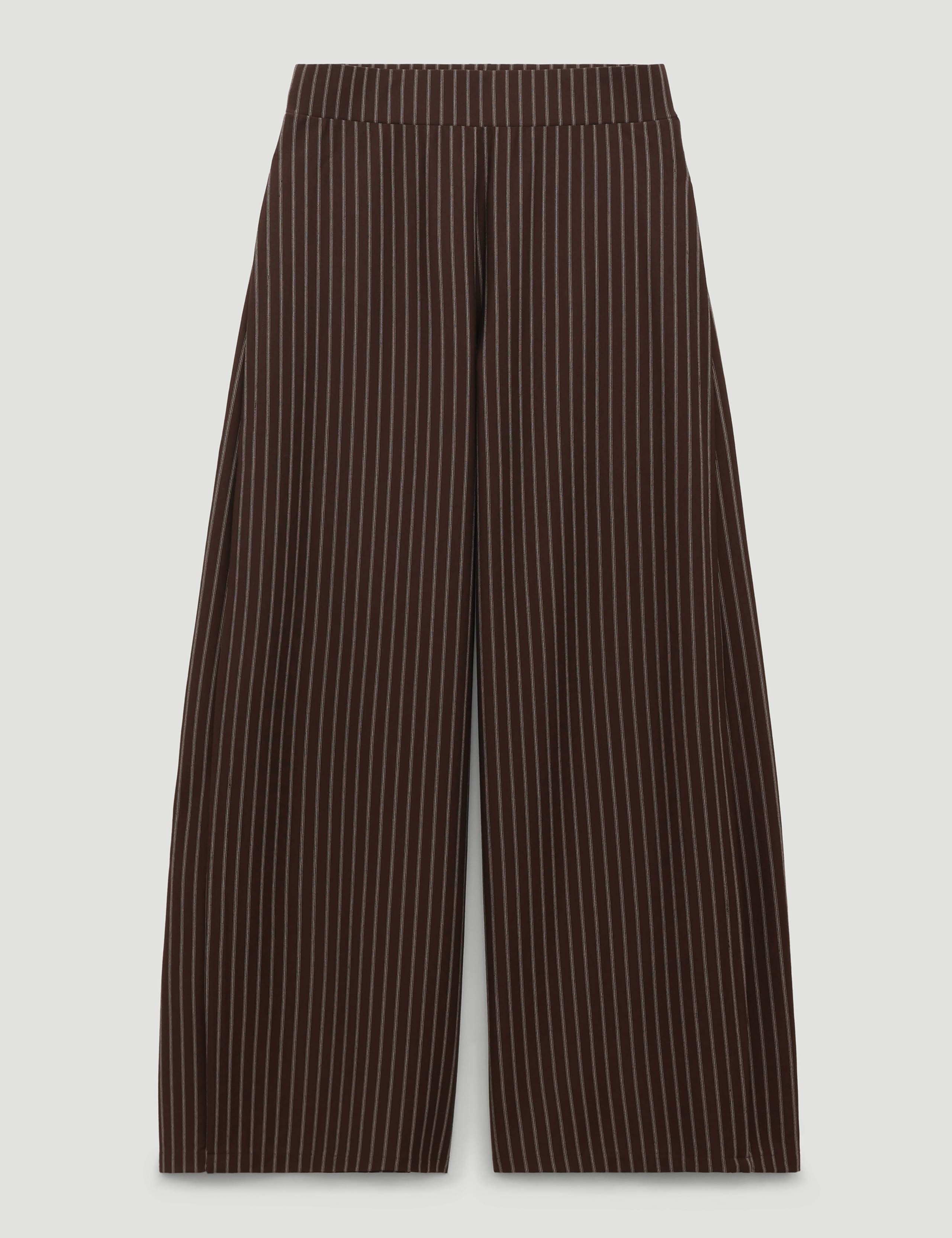 Striped Pleated Wide Leg Trousers 2 of 6