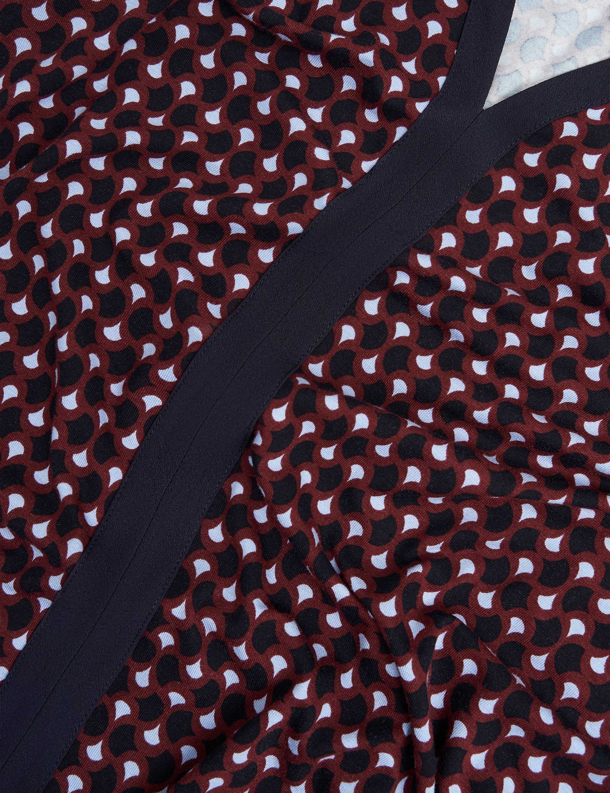 Geometric V-Neck Blouse 7 of 7