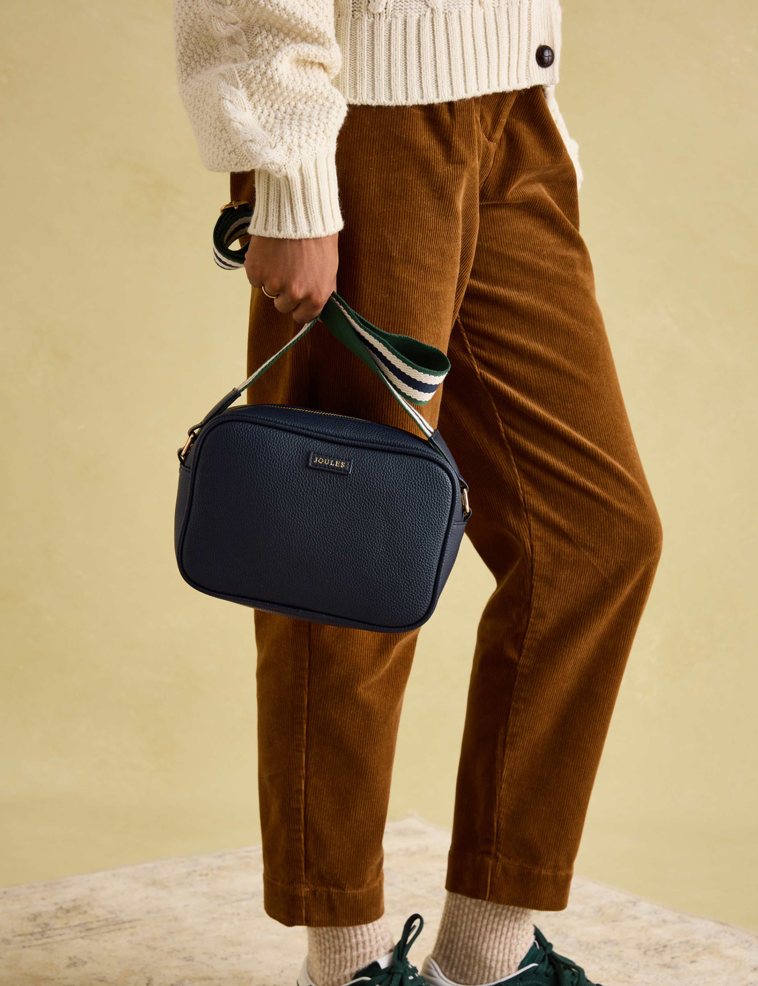 Webbing Strap Textured Cross Body Bag 4 of 8