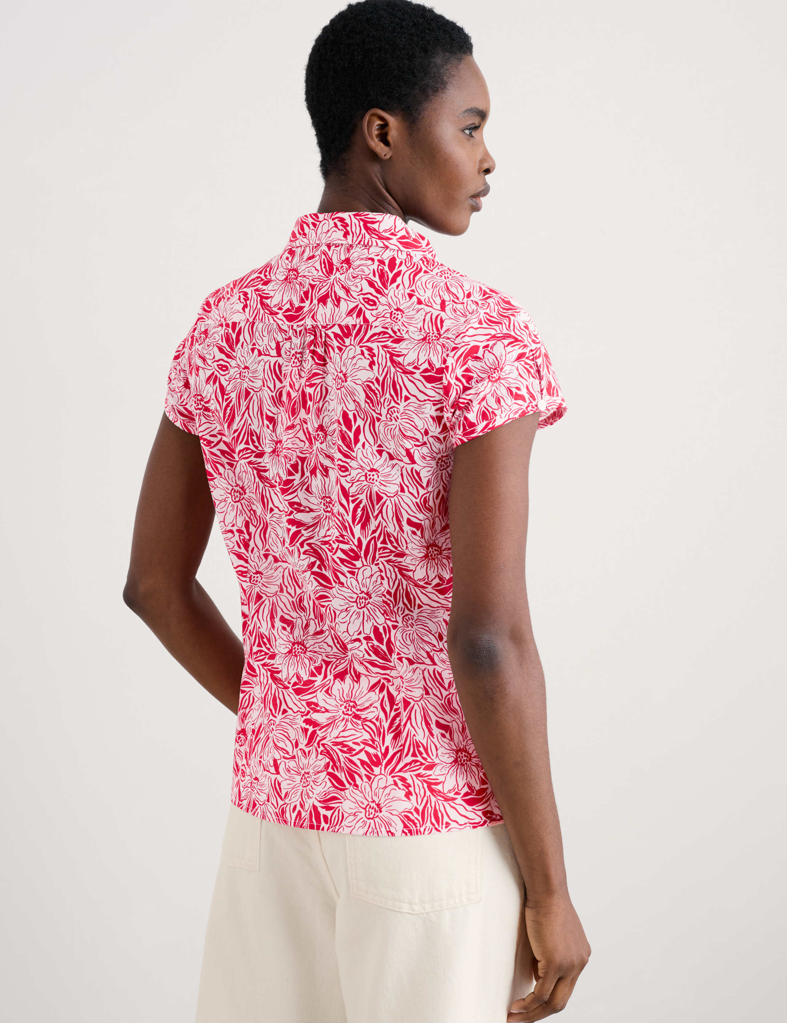 Pure Cotton Floral Shirt 4 of 4