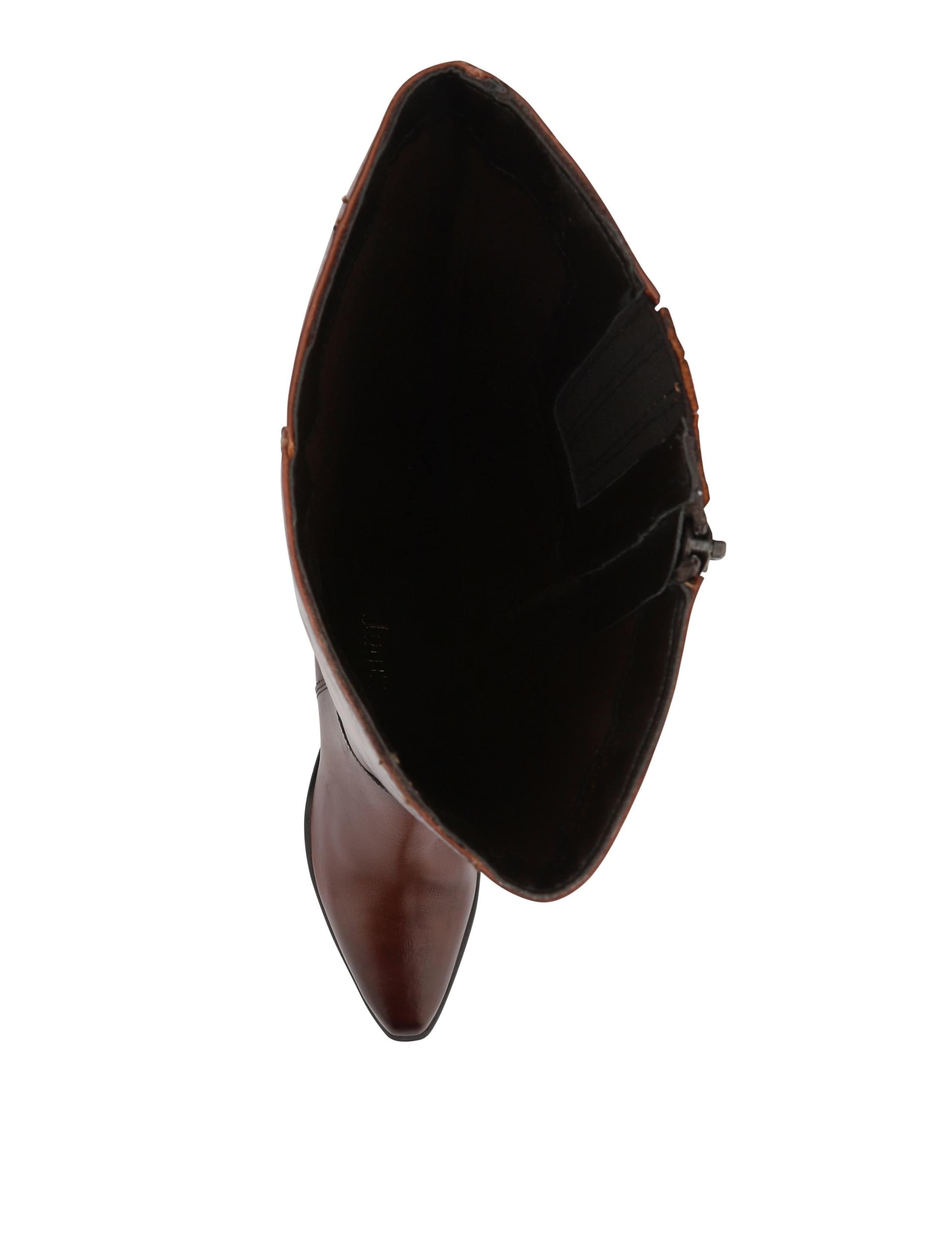 Leather Block Heel Knee High Boots 5 of 6