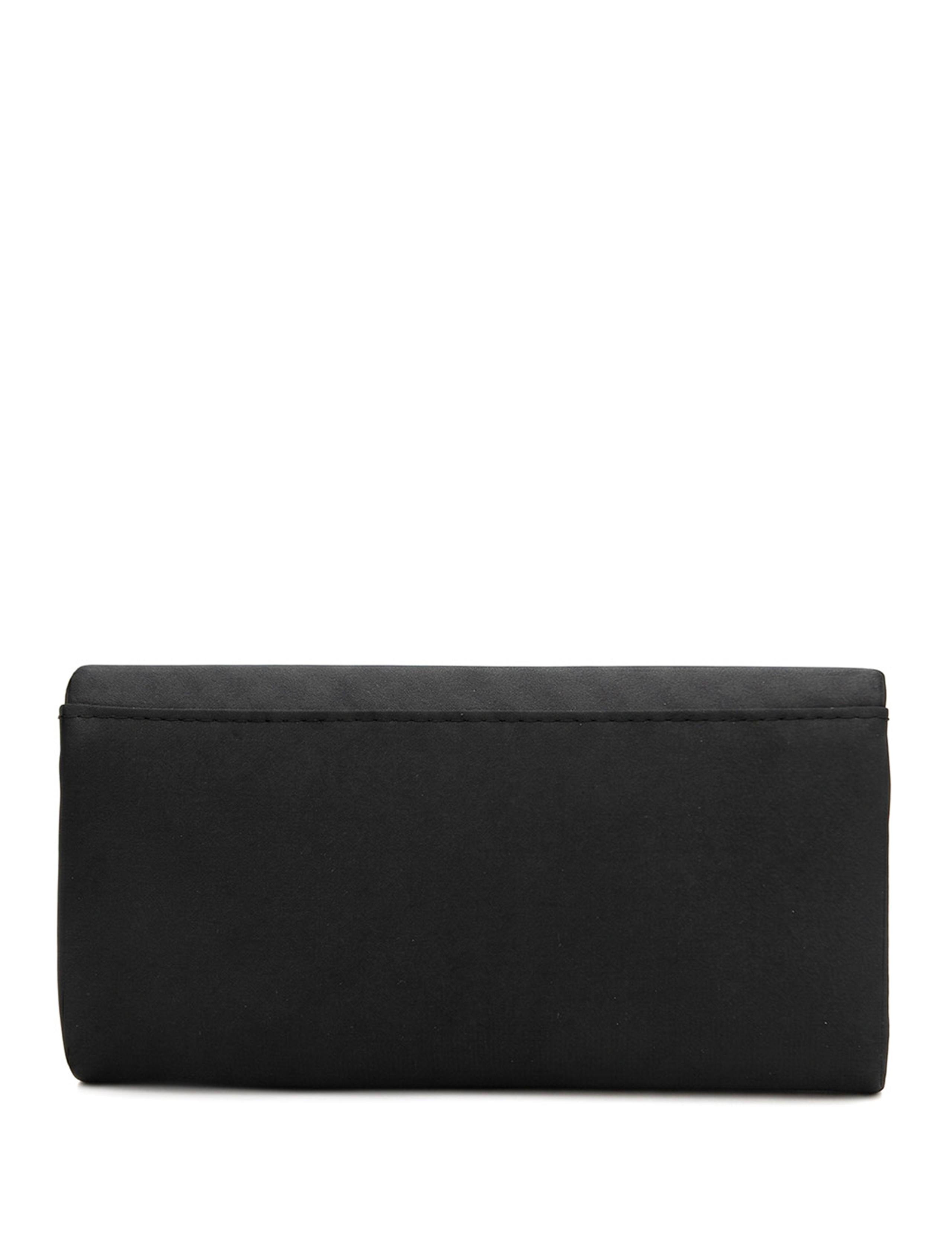 Faux Leather Diamante Clutch Bag 3 of 4