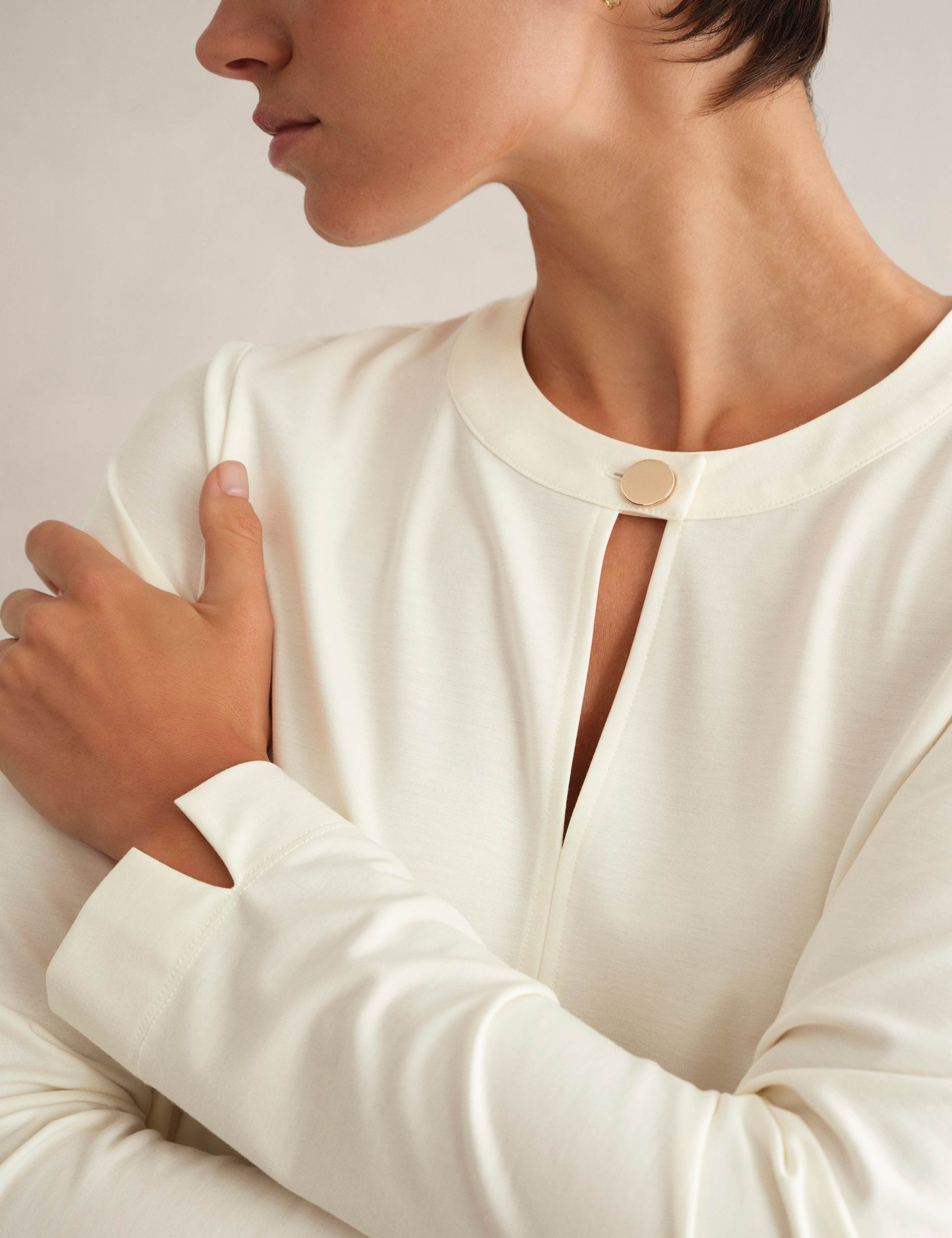 Ponte Crew Neck Top 3 of 6