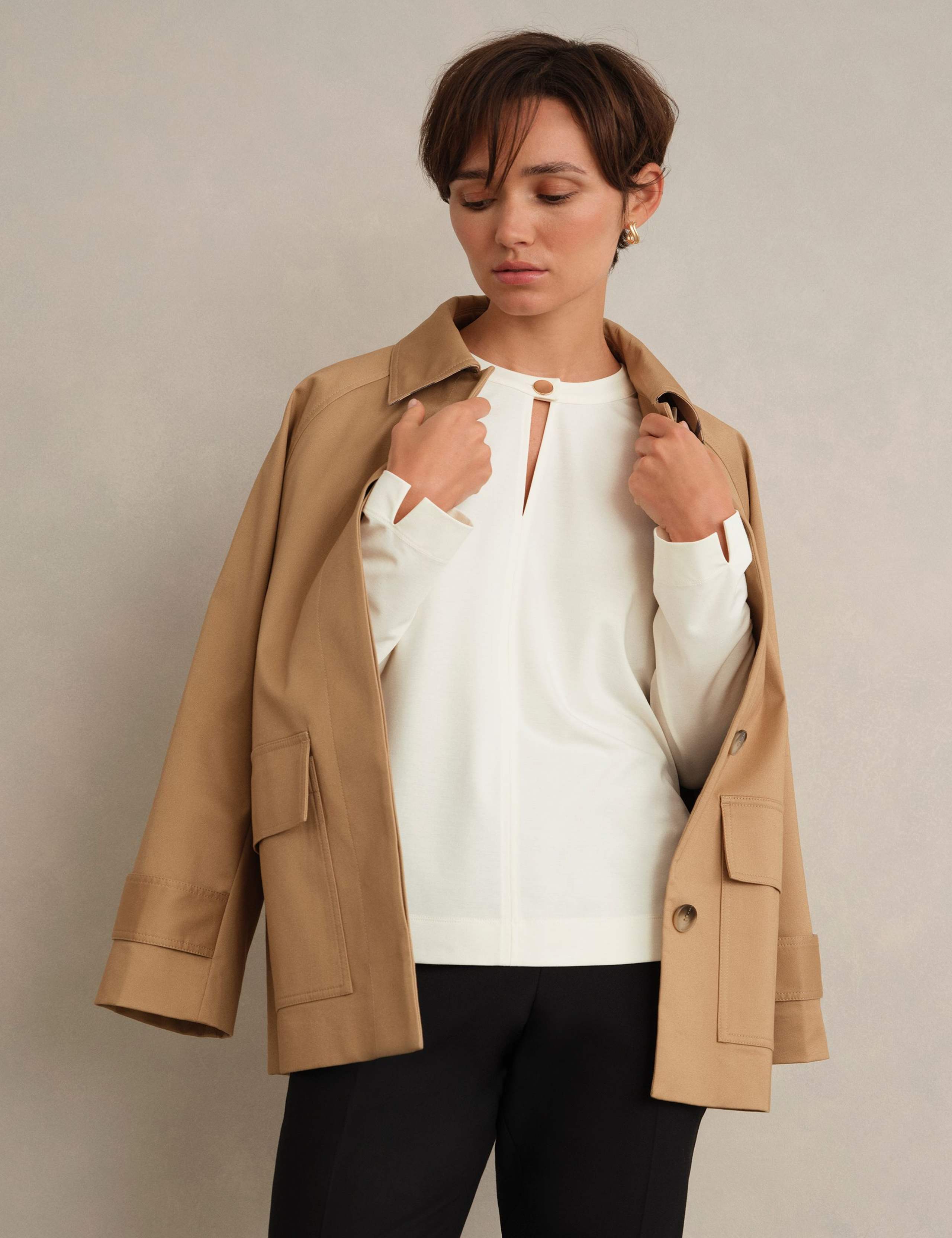 Ponte Crew Neck Top 5 of 6