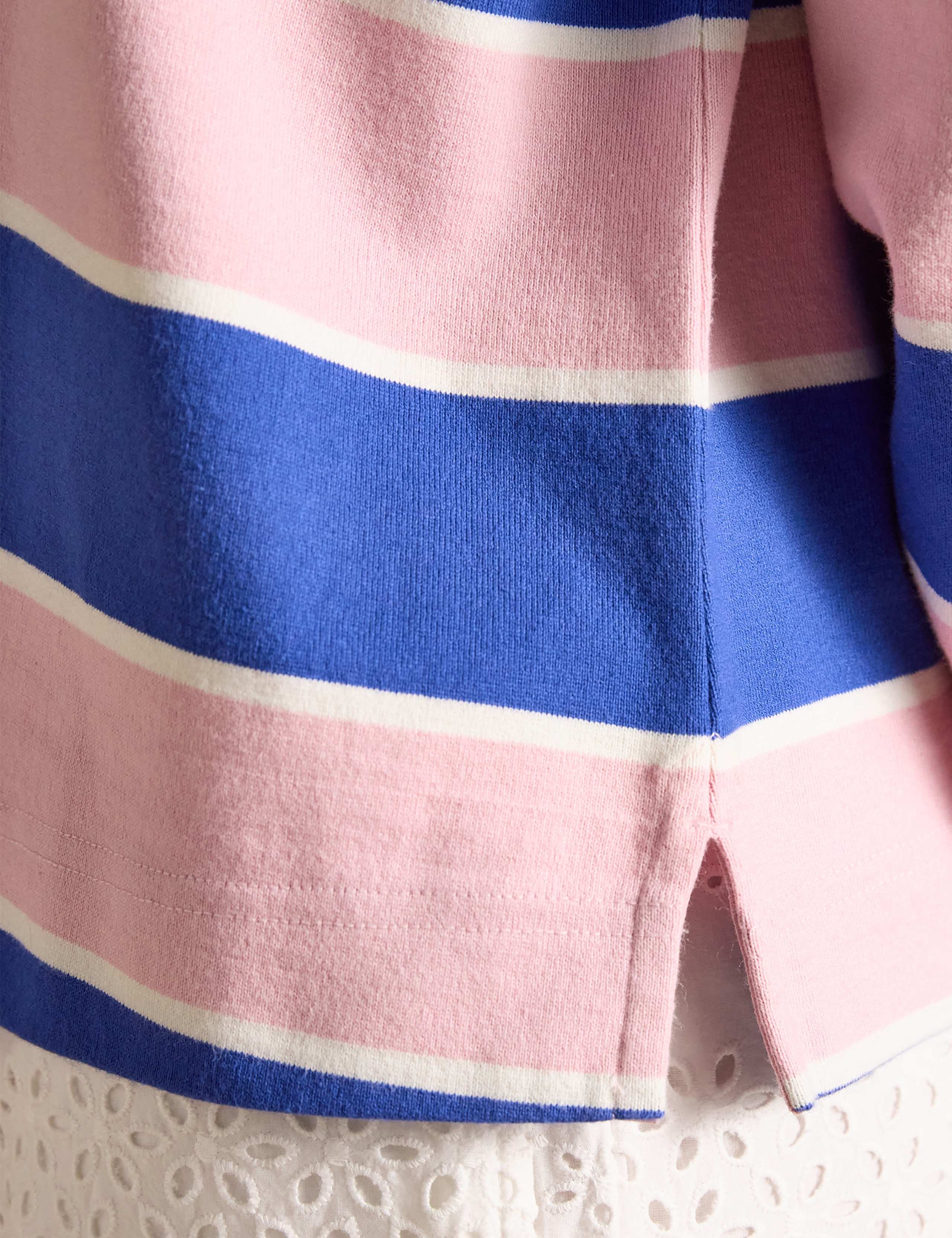 Pure Cotton Striped Rugby Shirt 5 of 9