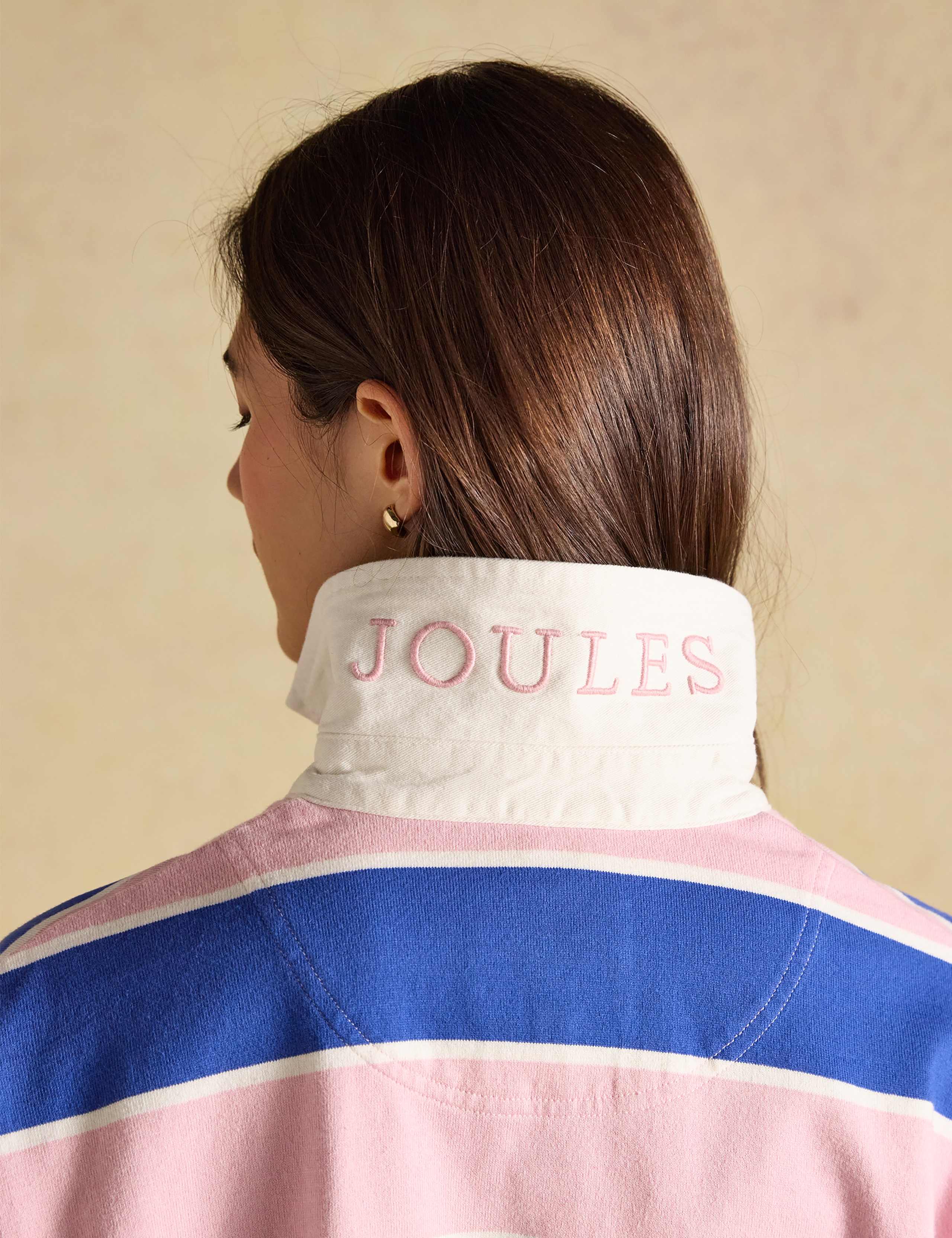 Pure Cotton Striped Rugby Shirt 6 of 9