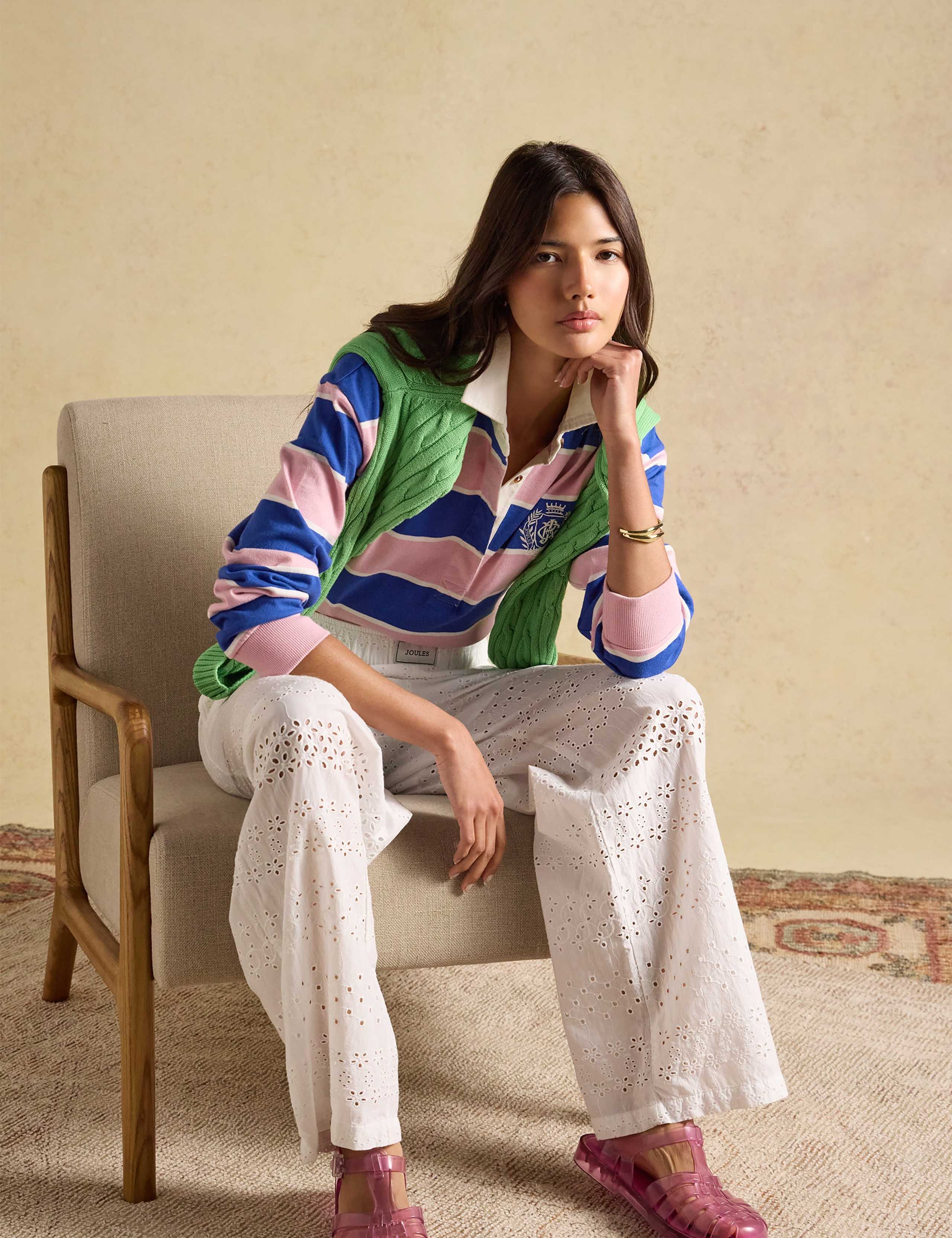 Pure Cotton Striped Rugby Shirt 7 of 9