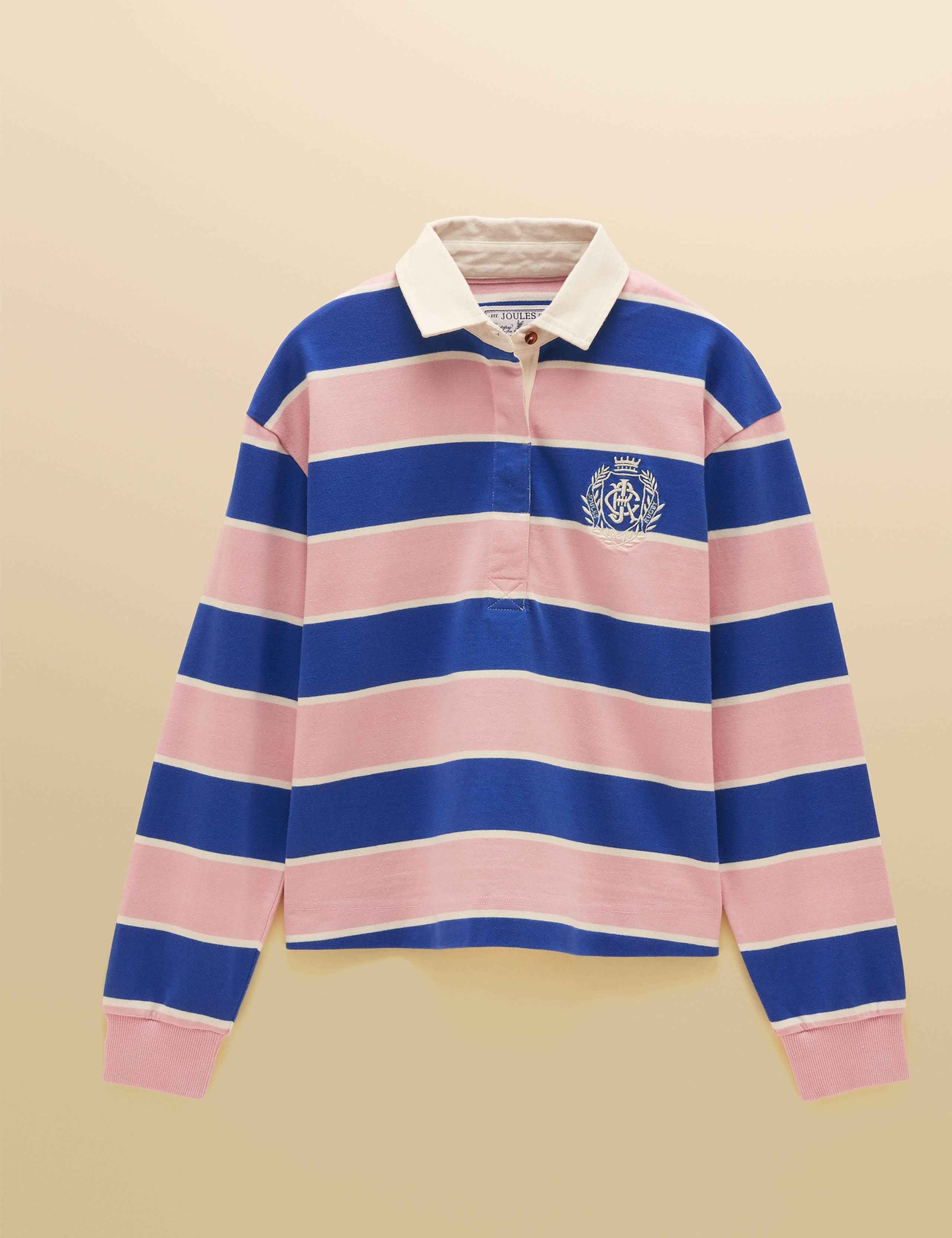 Pure Cotton Striped Rugby Shirt 2 of 9