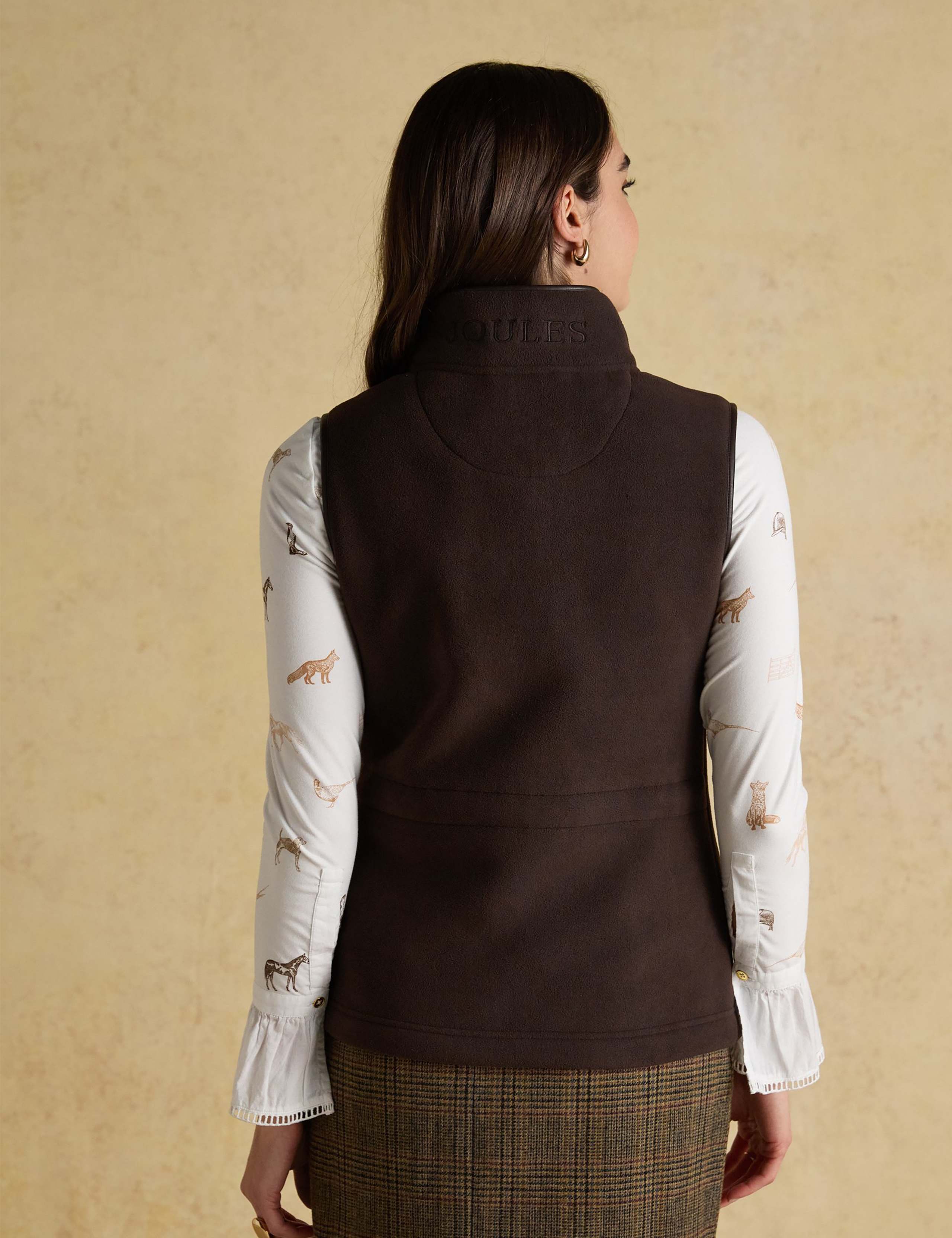 Fleece Funnel Neck Gilet 6 of 9