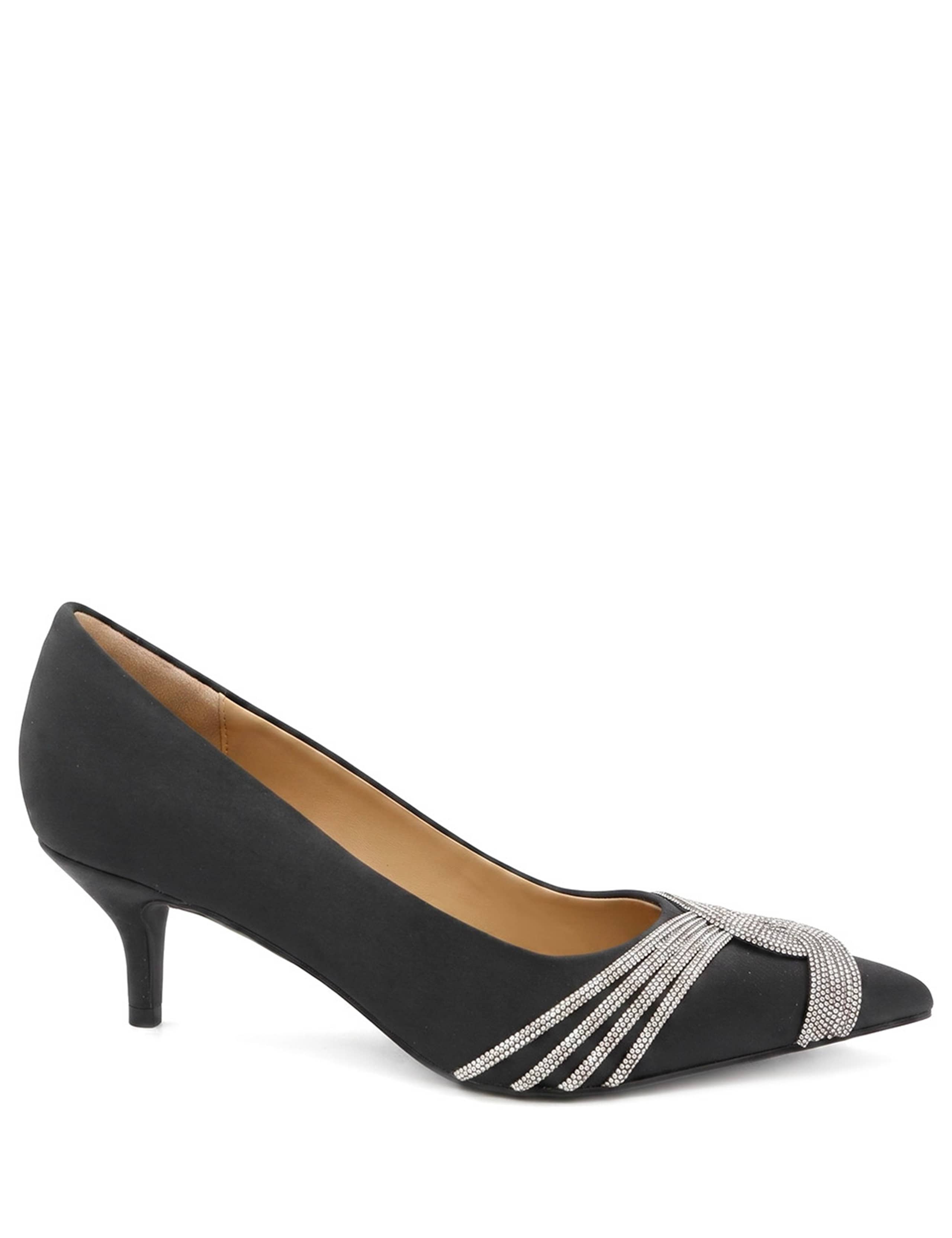 Low Heel Slip On Stiletto Court Shoes 2 of 6