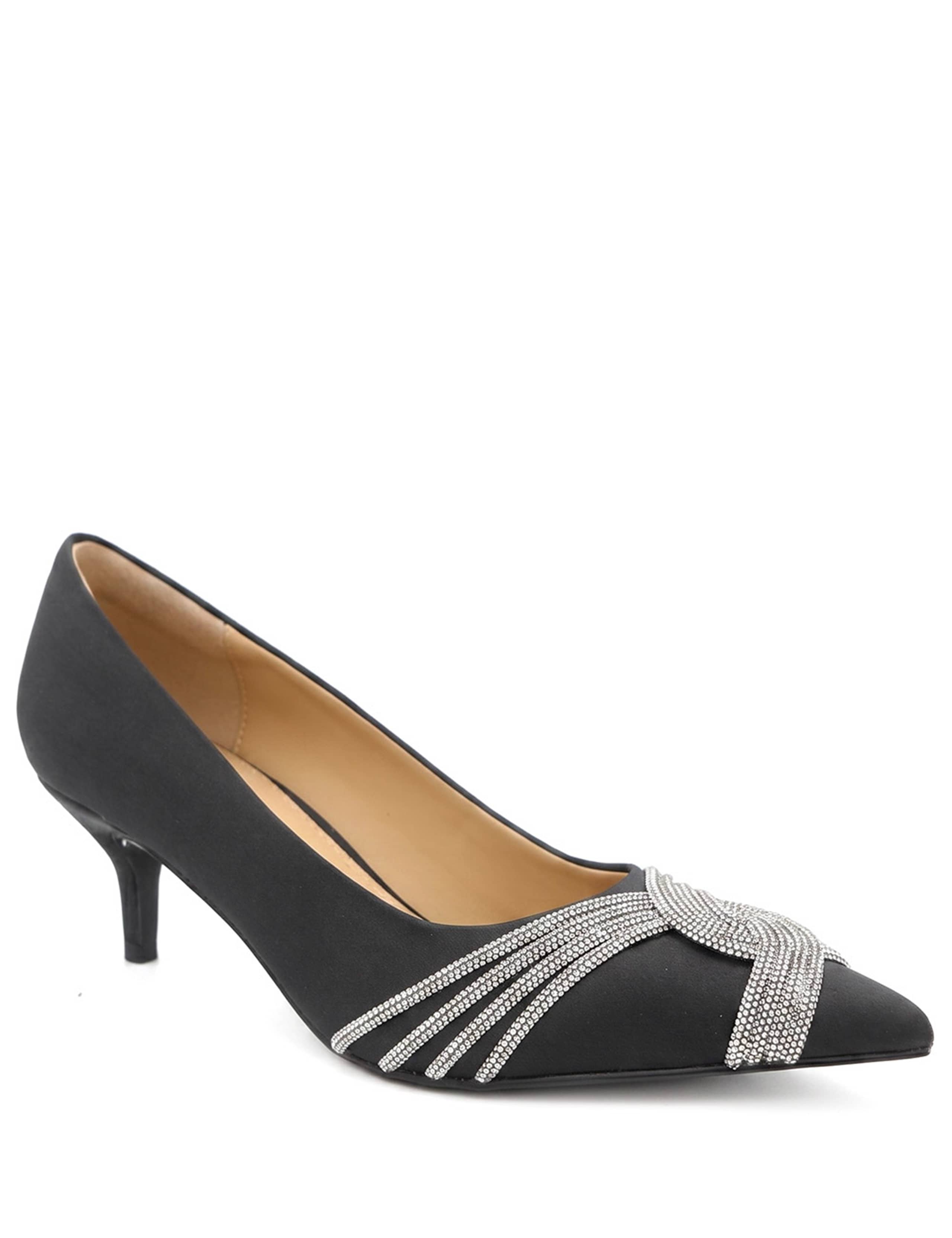 Low Heel Slip On Stiletto Court Shoes 4 of 6
