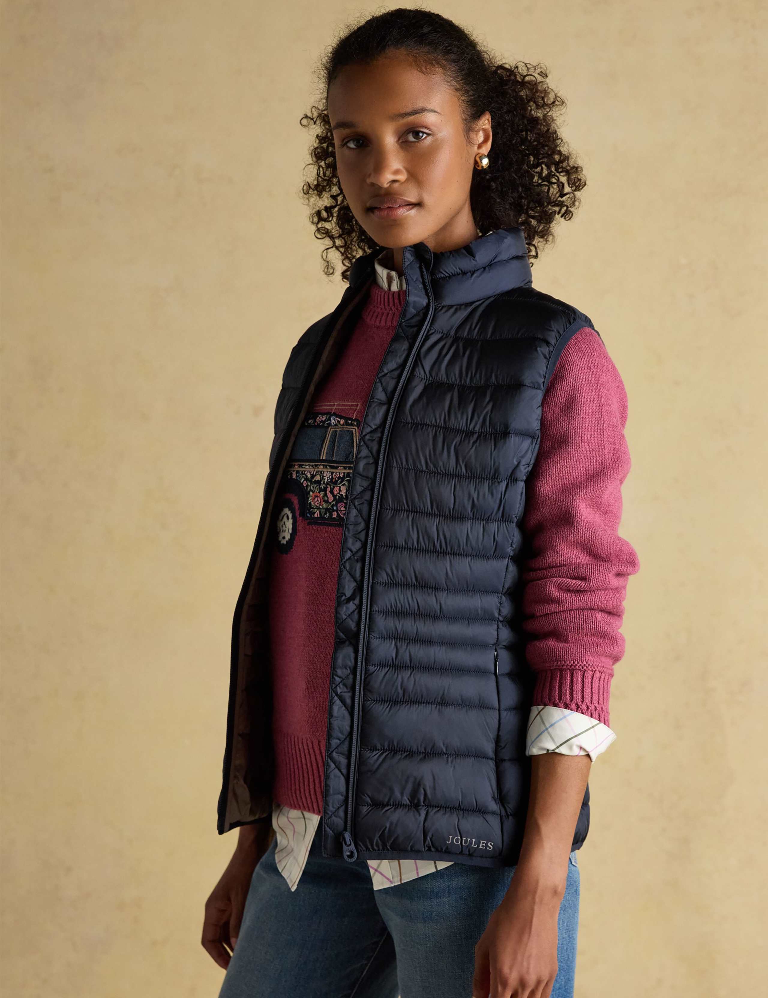 Padded Funnel Neck Gilet 3 of 9