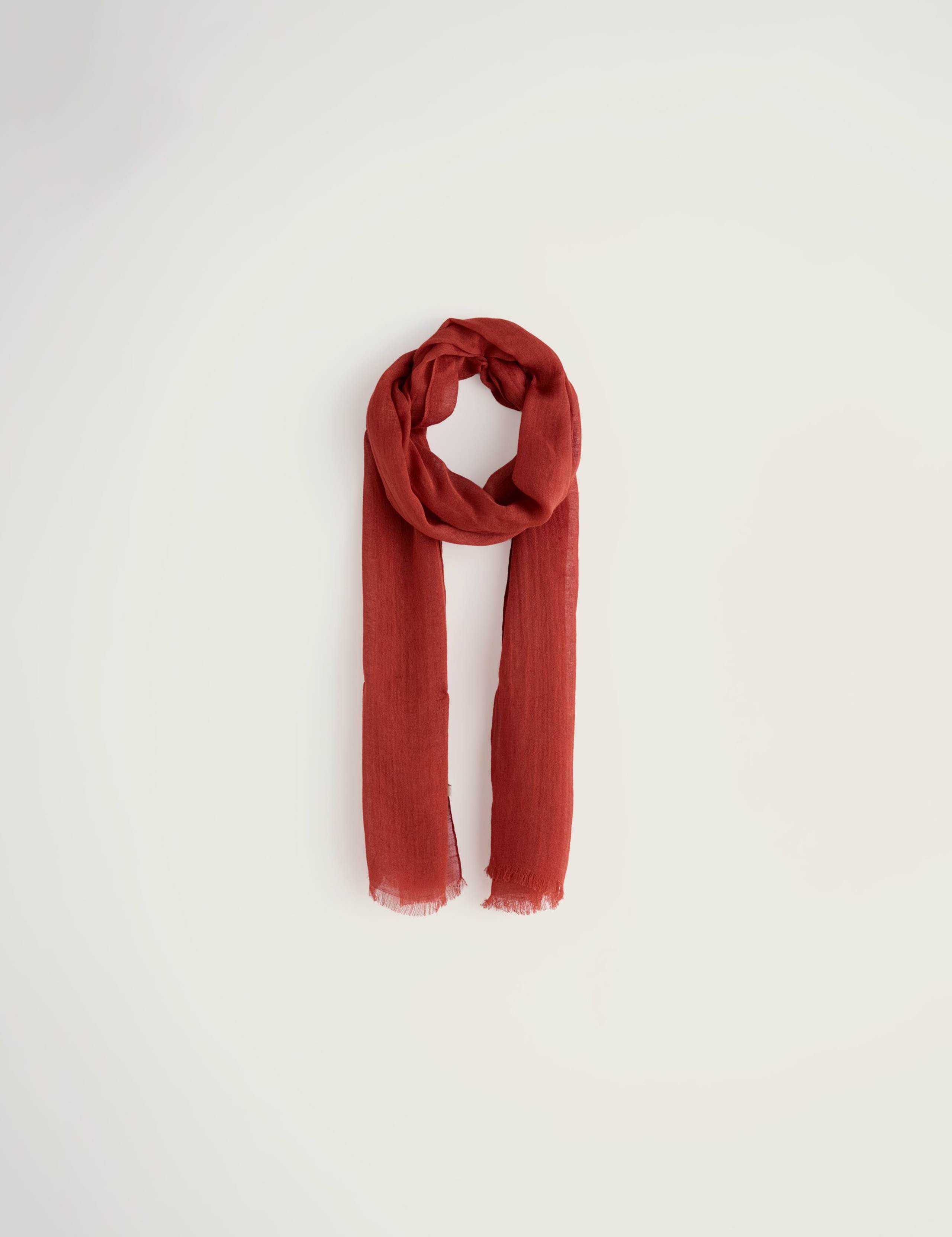 Modal Rich Woven Scarf with Linen 1 of 3