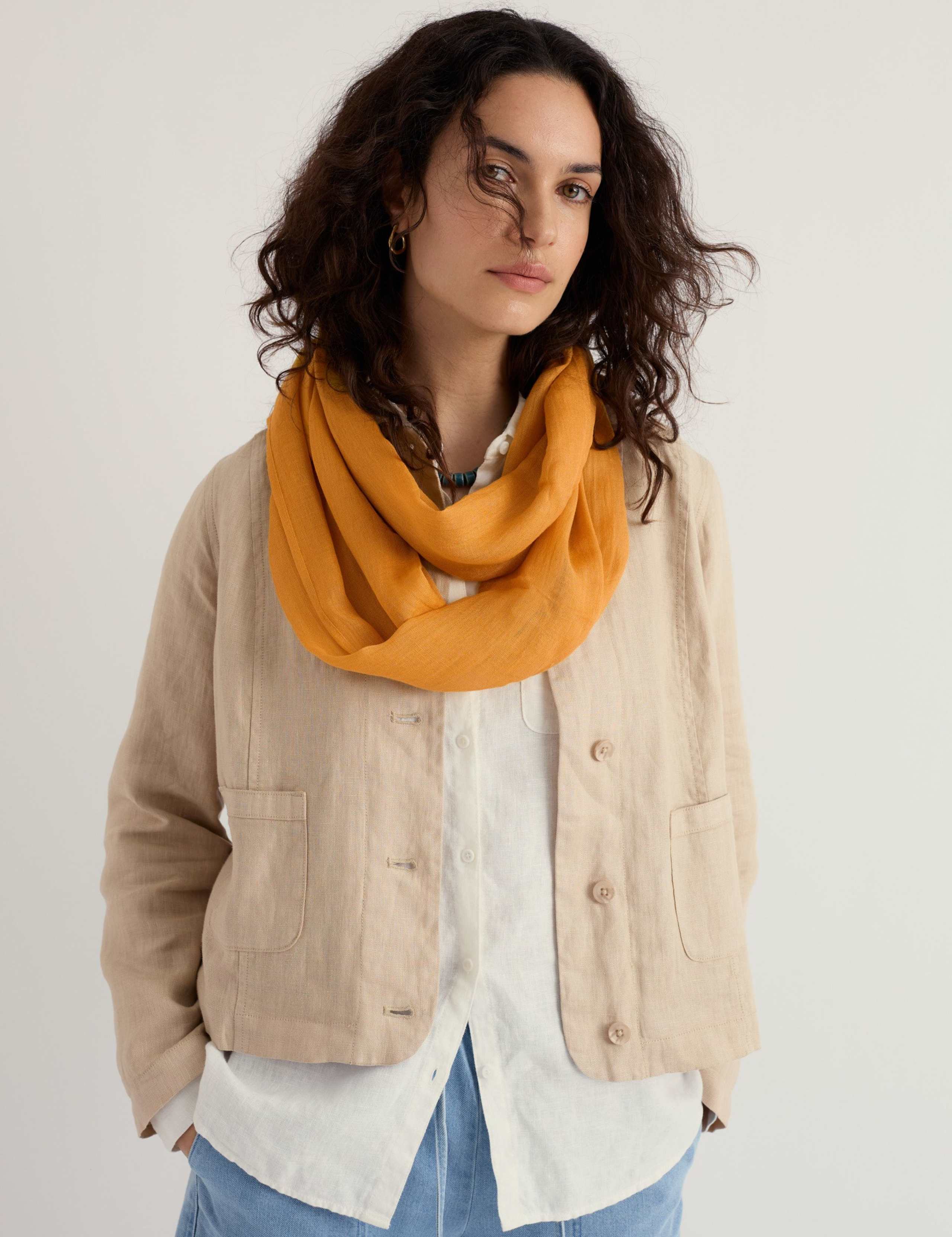 Modal Rich Snood with Linen 3 of 5