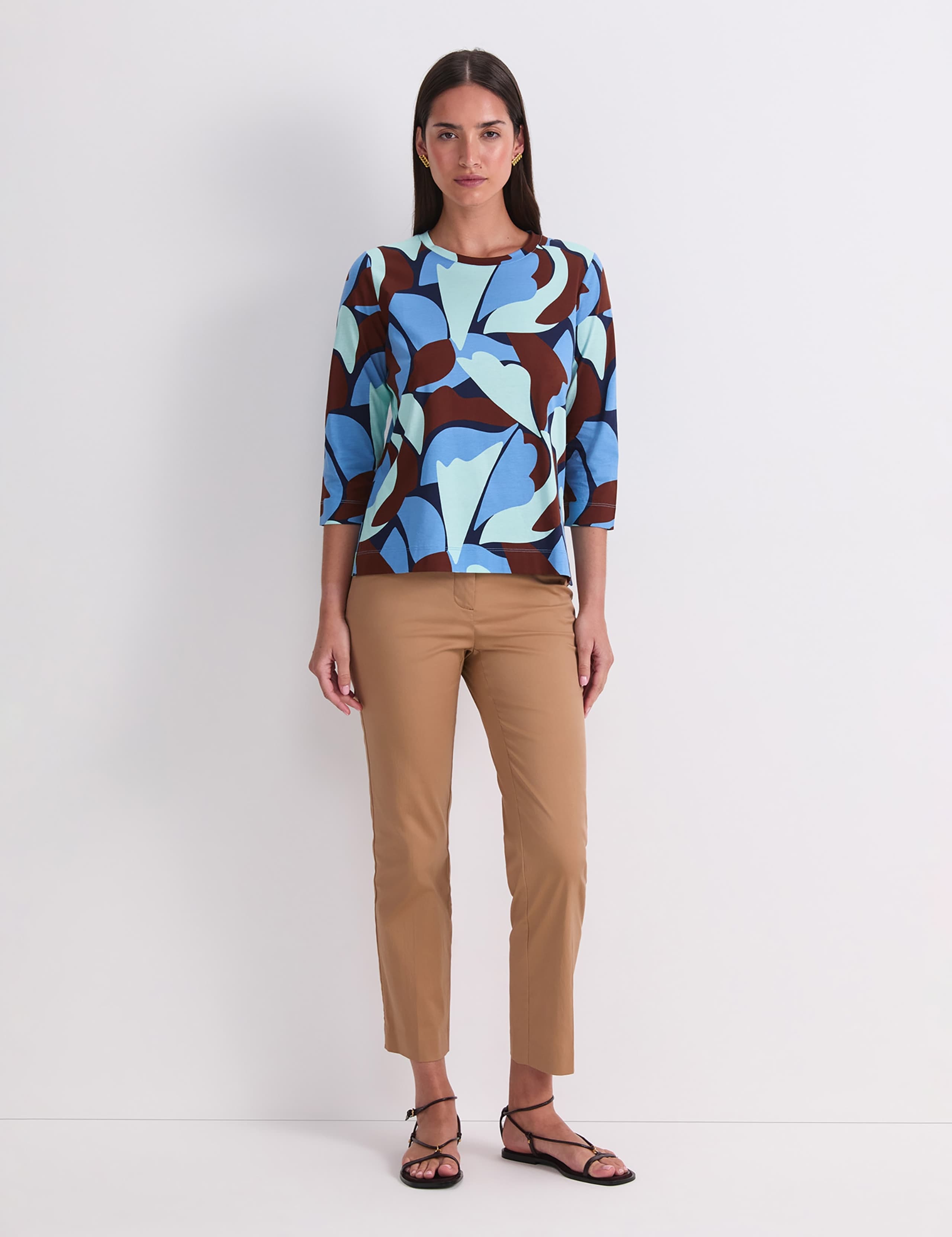 Pure Cotton Colour Block Top 2 of 7