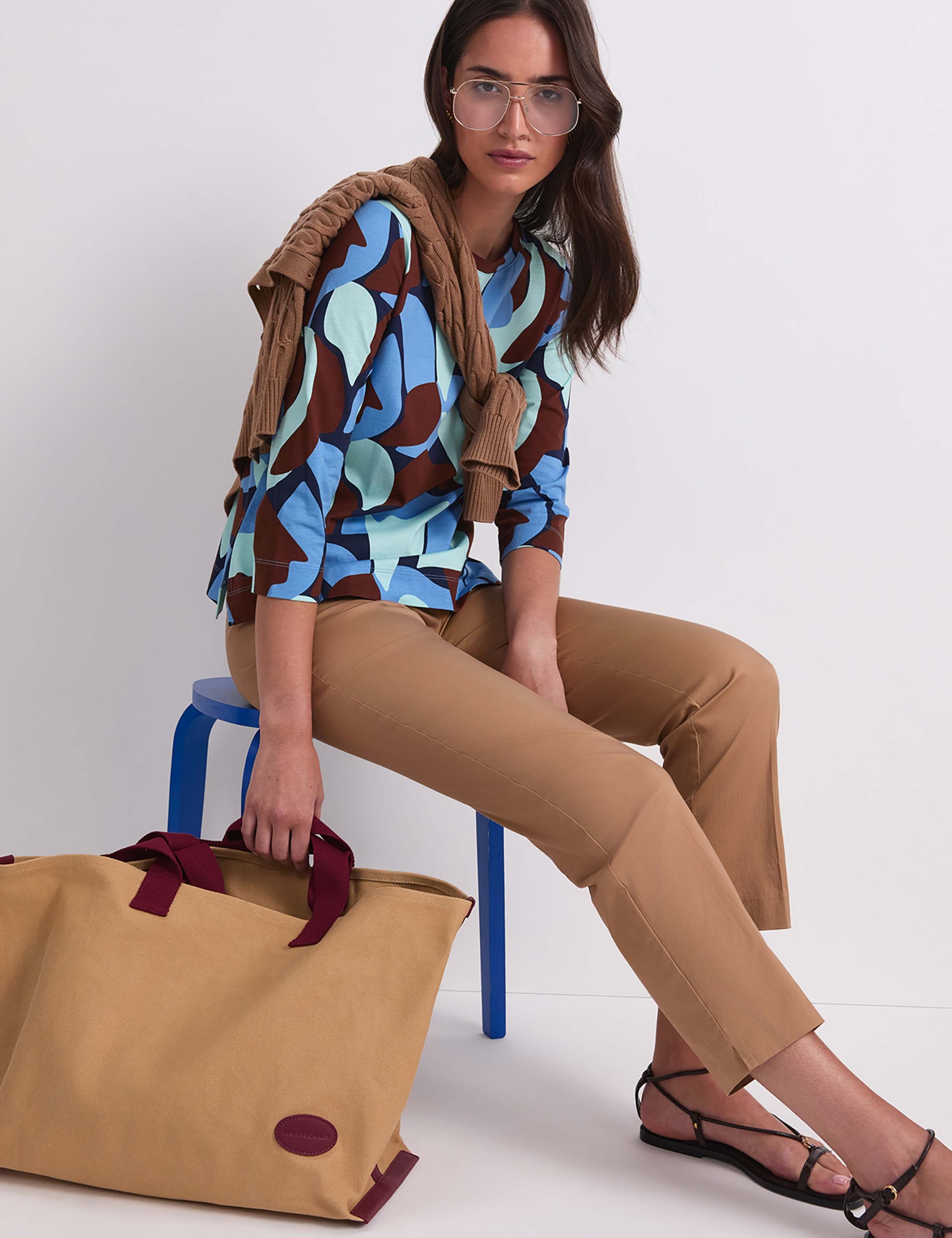 Pure Cotton Colour Block Top 5 of 7