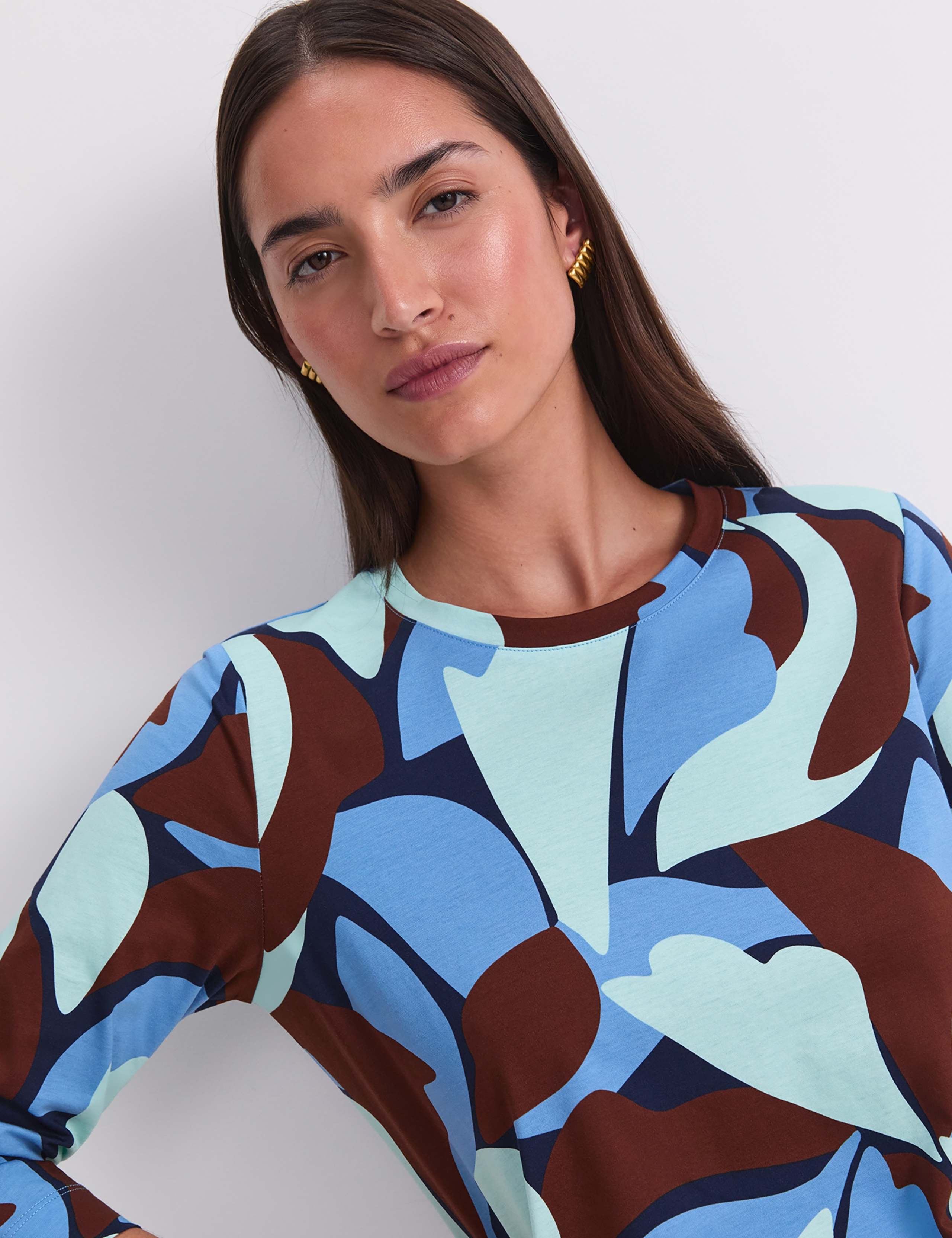 Pure Cotton Colour Block Top 6 of 7