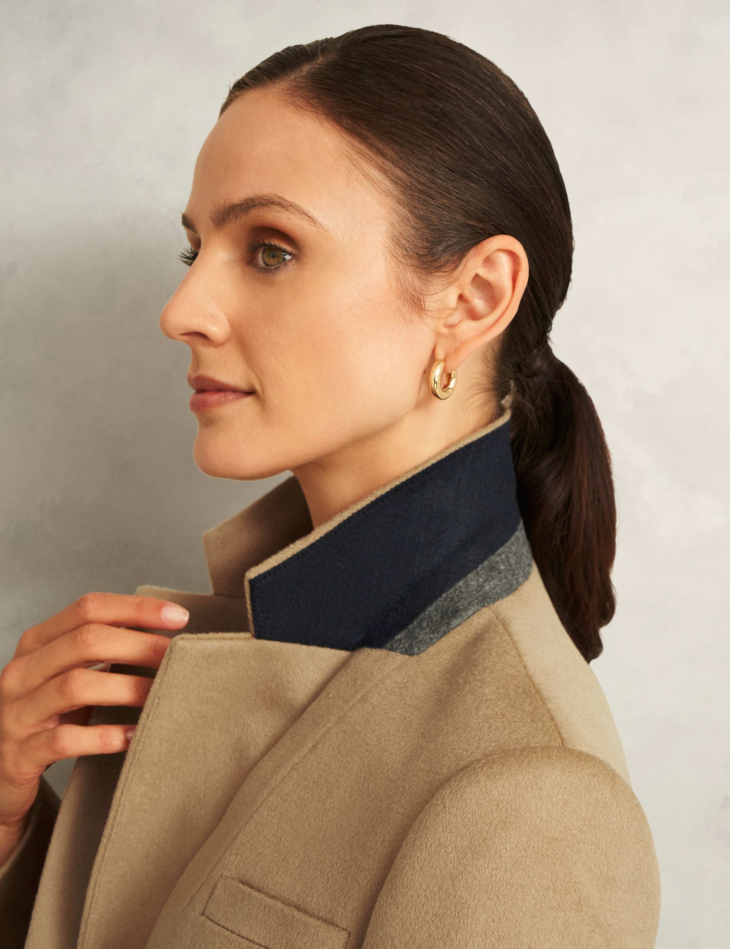 Pure Wool Single Breasted Tailored Coat 3 of 8