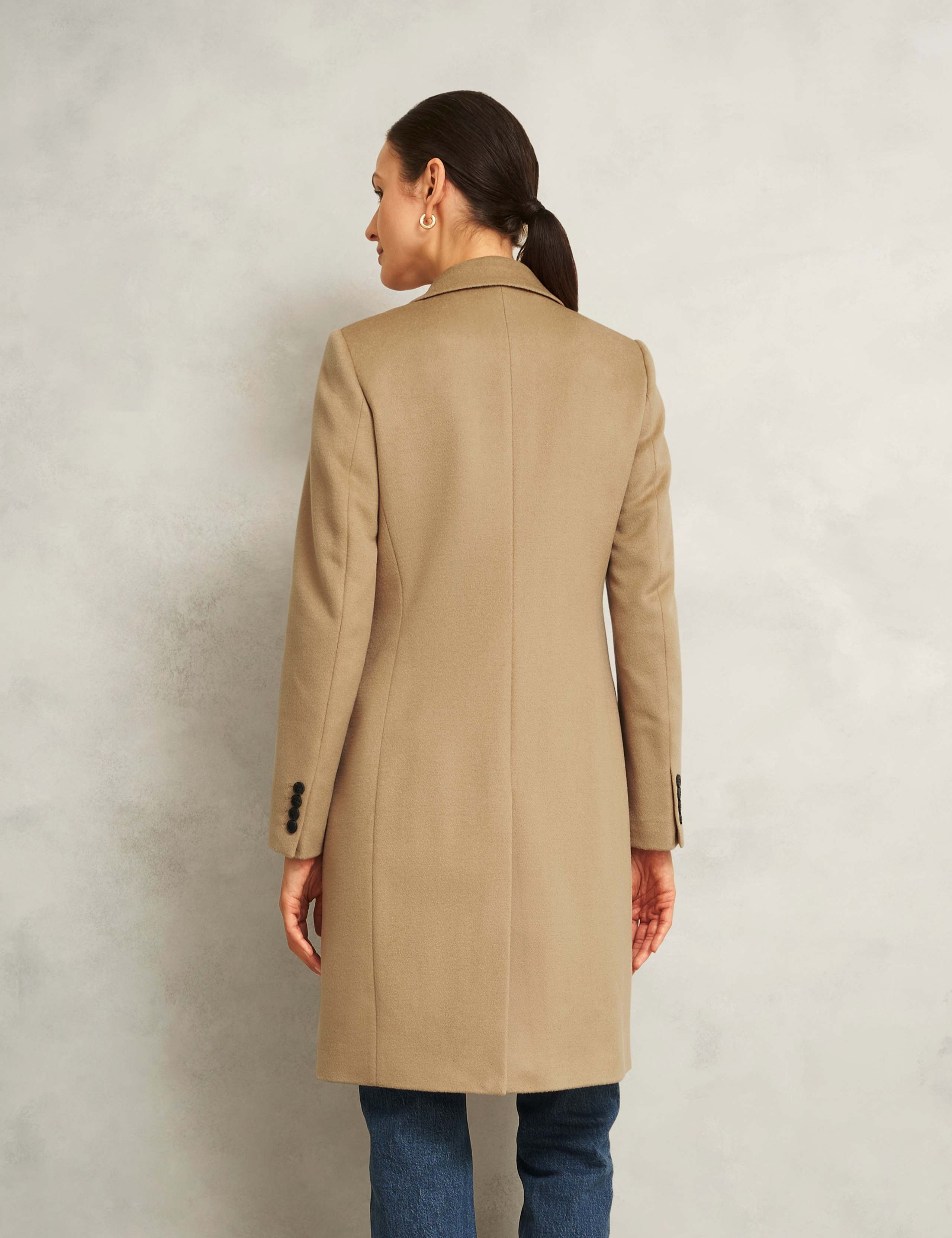 Pure Wool Single Breasted Tailored Coat 7 of 8