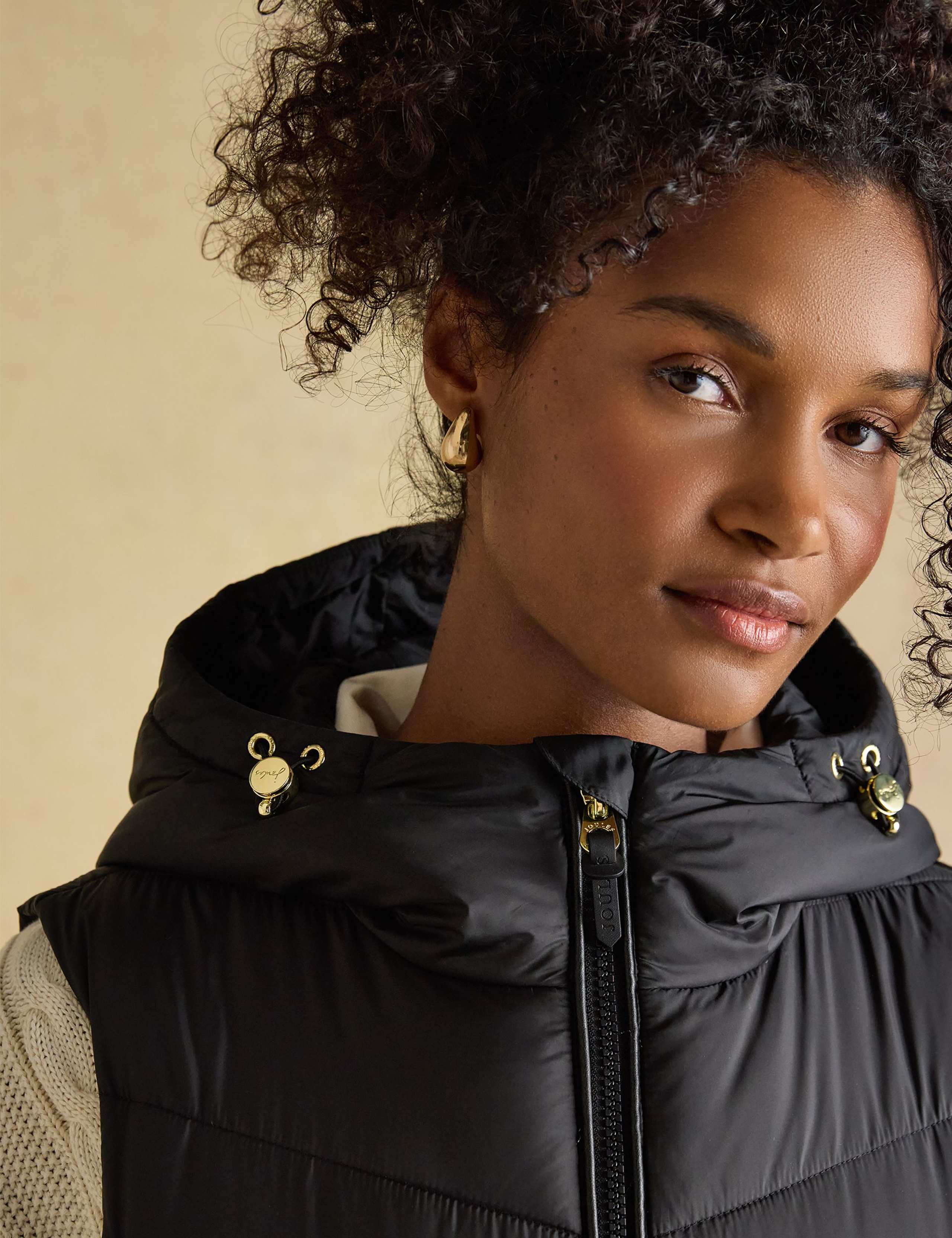 Padded Hooded Longline Gilet 5 of 11