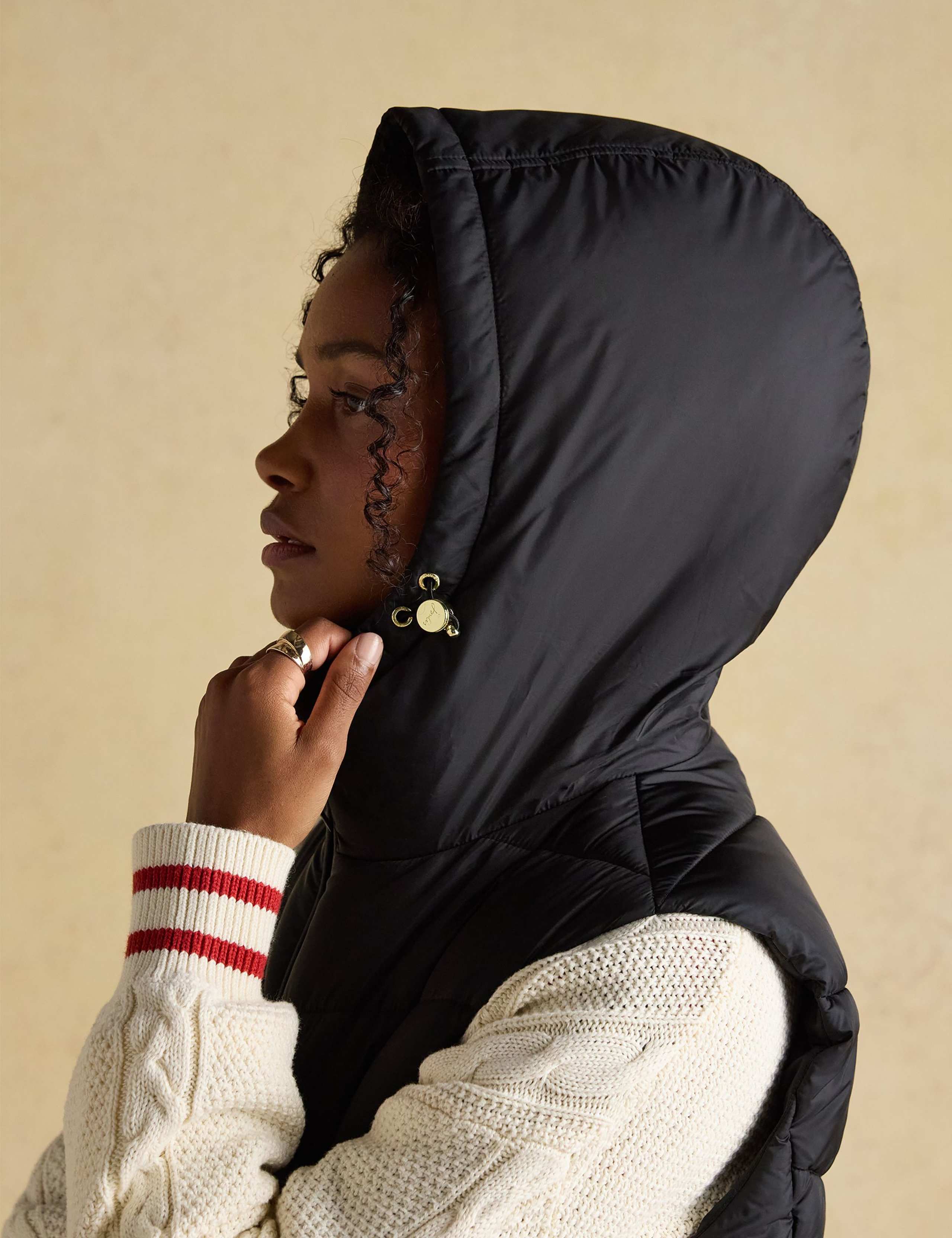 Padded Hooded Longline Gilet 8 of 11