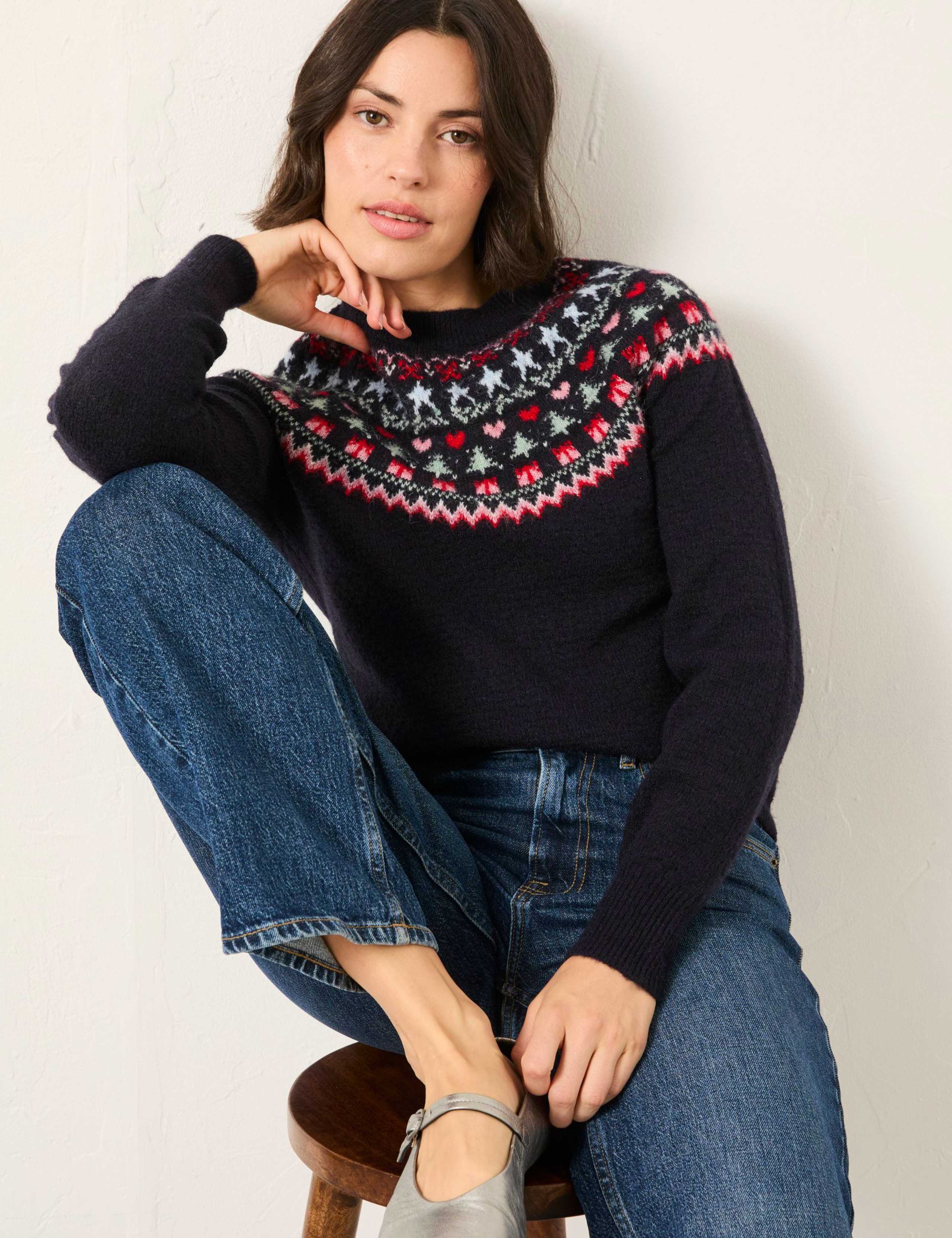 Fair Isle Crew Neck Jumper 1 of 5