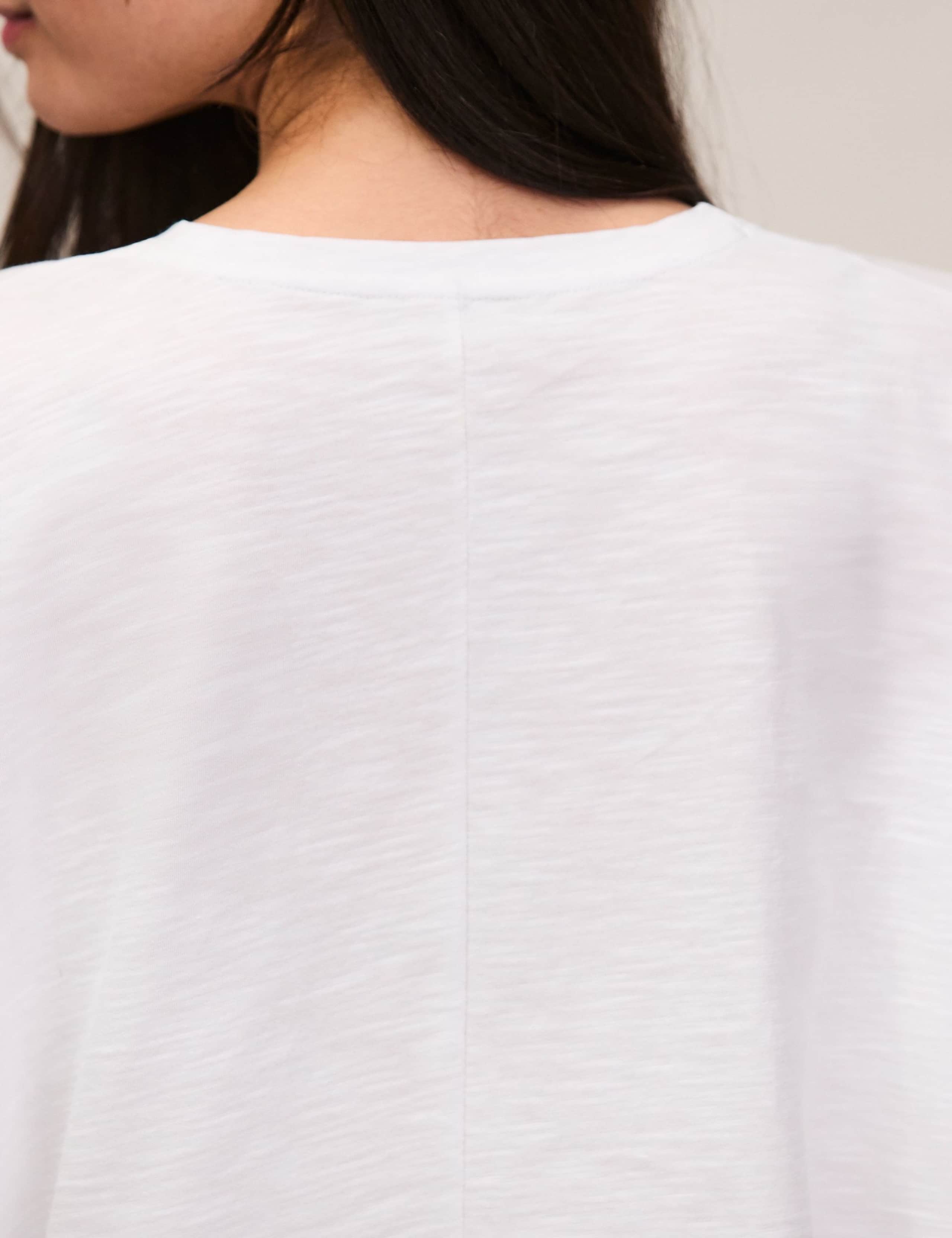 Pure Cotton Jersey Relaxed Cropped T-Shirt 5 of 5