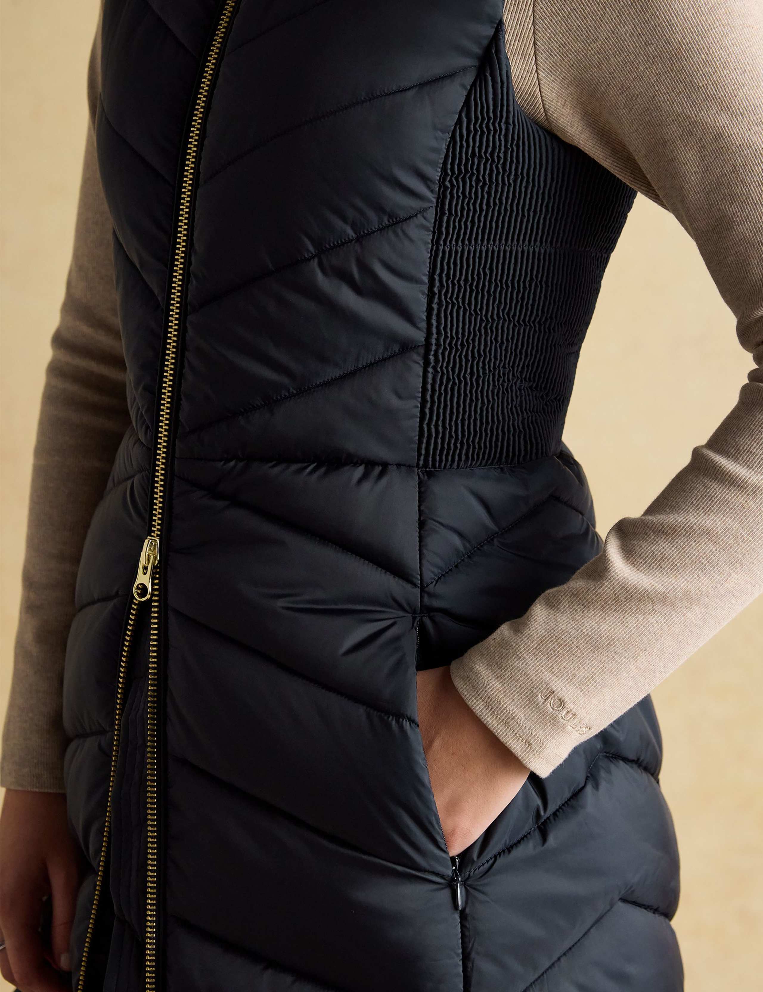 Padded Hooded Longline Gilet 5 of 11