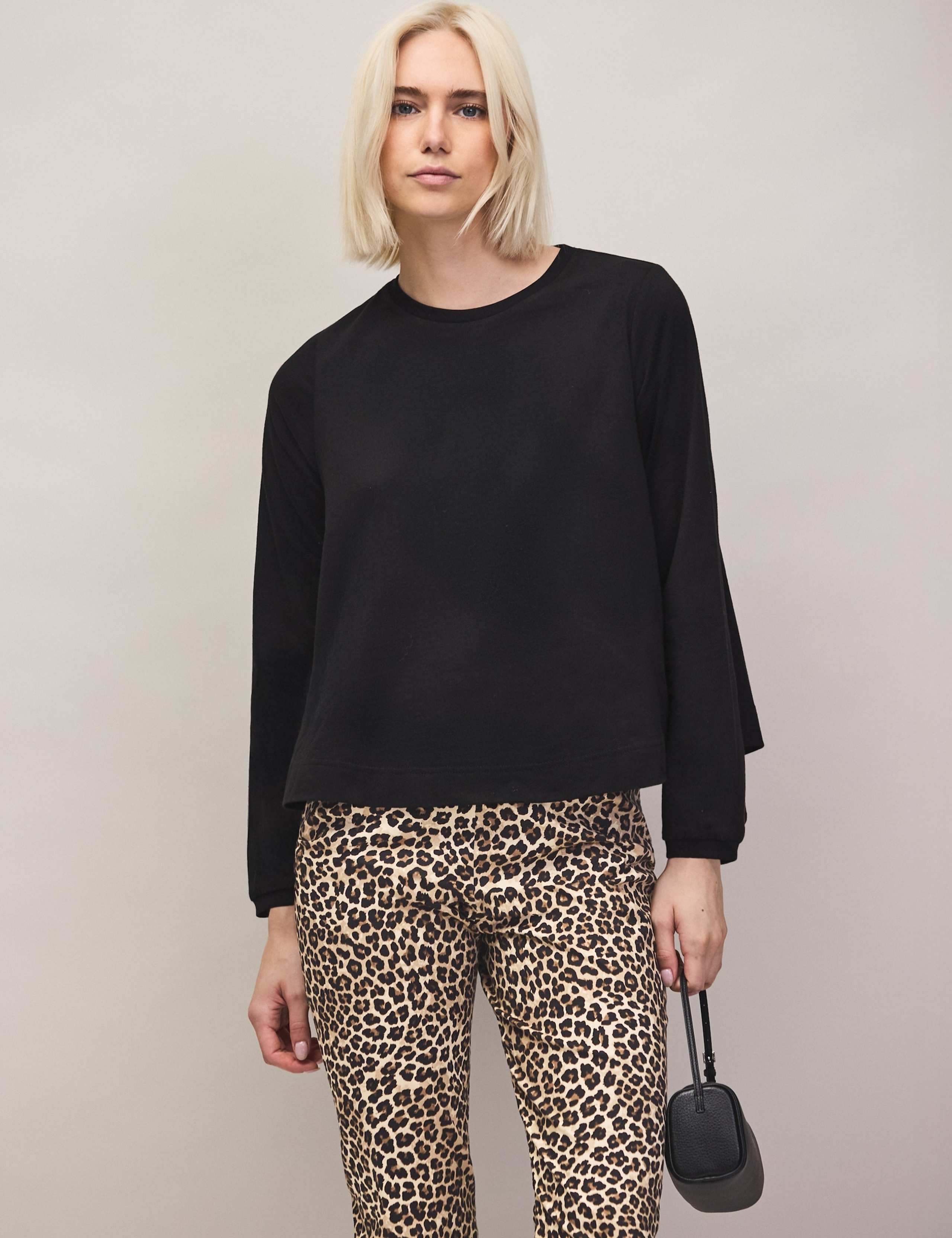 Pure Cotton Draped Relaxed Top 4 of 5