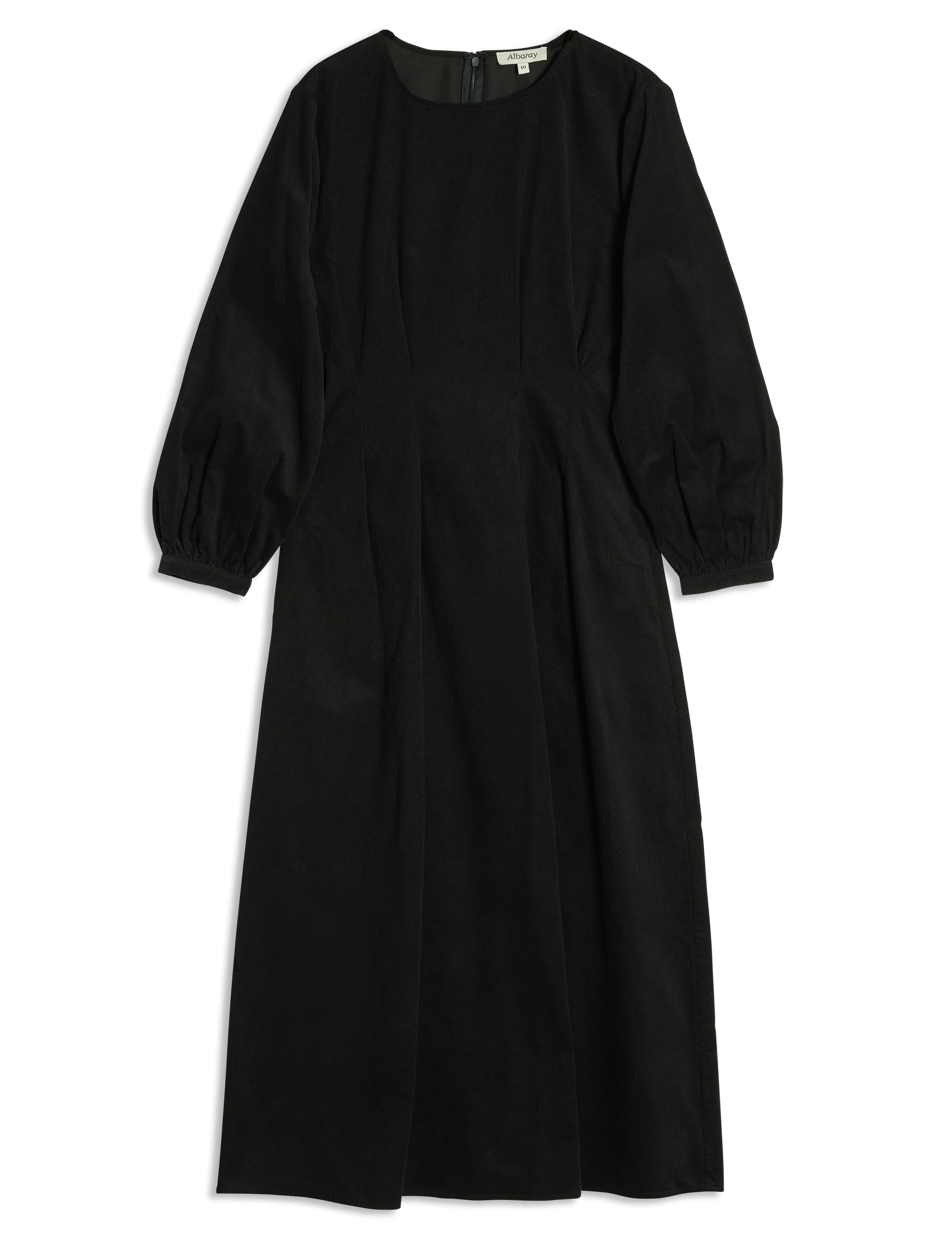 Pure Cotton Cord Midi Waisted Dress 2 of 5