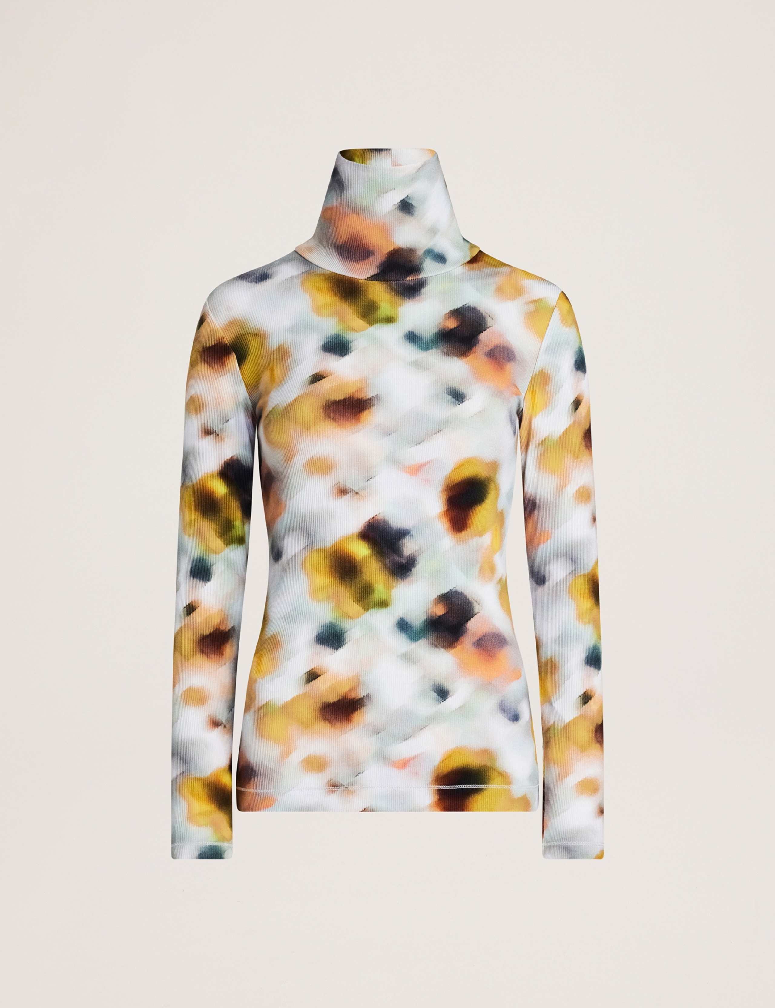 Floral Roll Neck Regular Fit Top 2 of 7