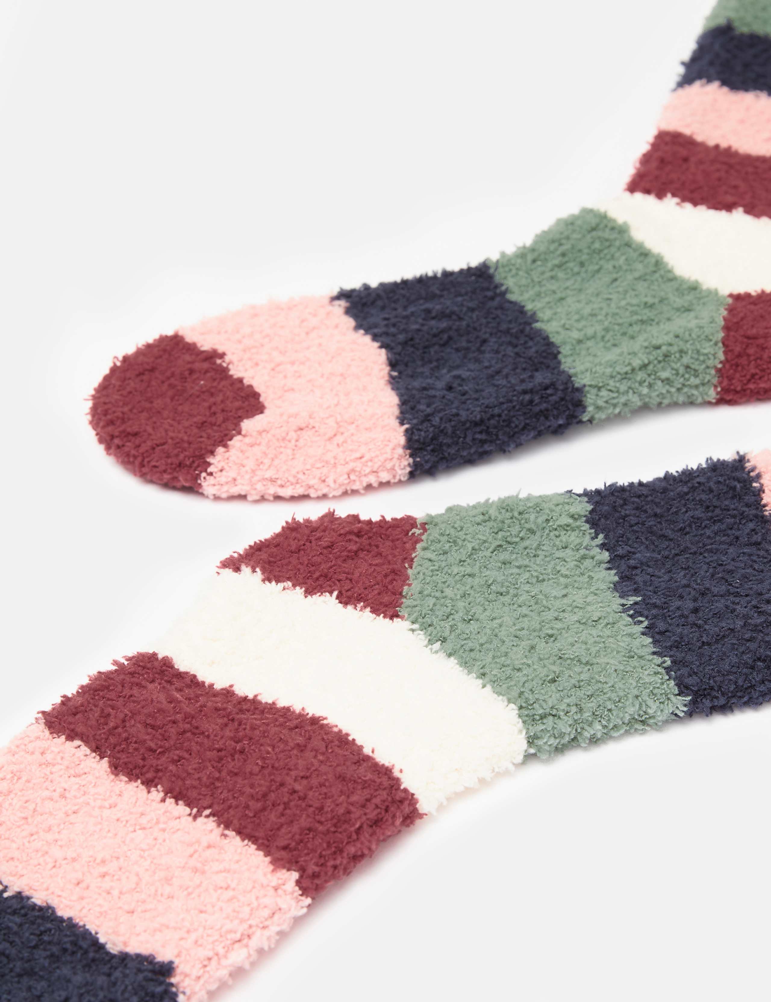 Striped Fluffy Socks 2 of 3